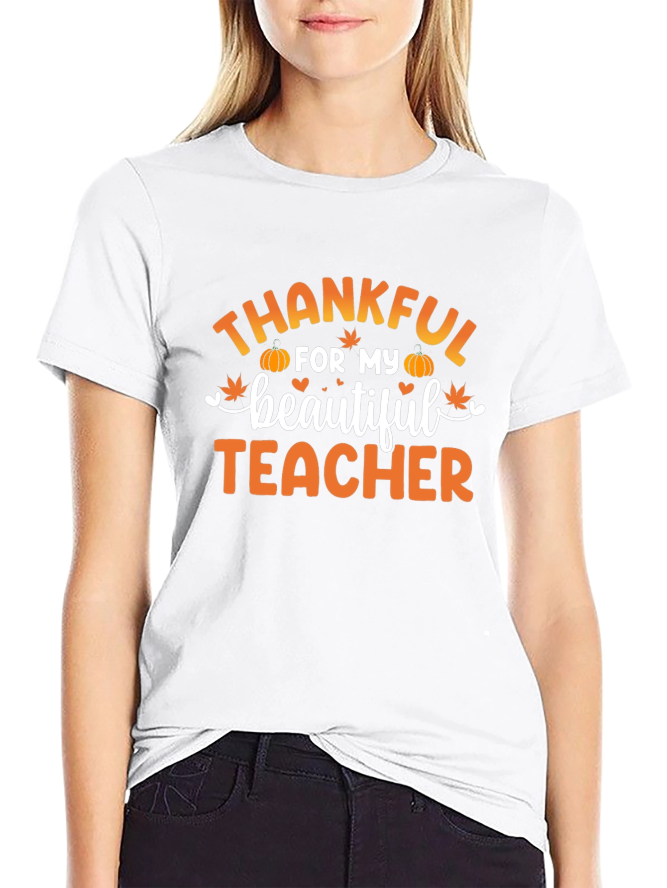 Thankful For My Beautiful Teacher T-Shirt