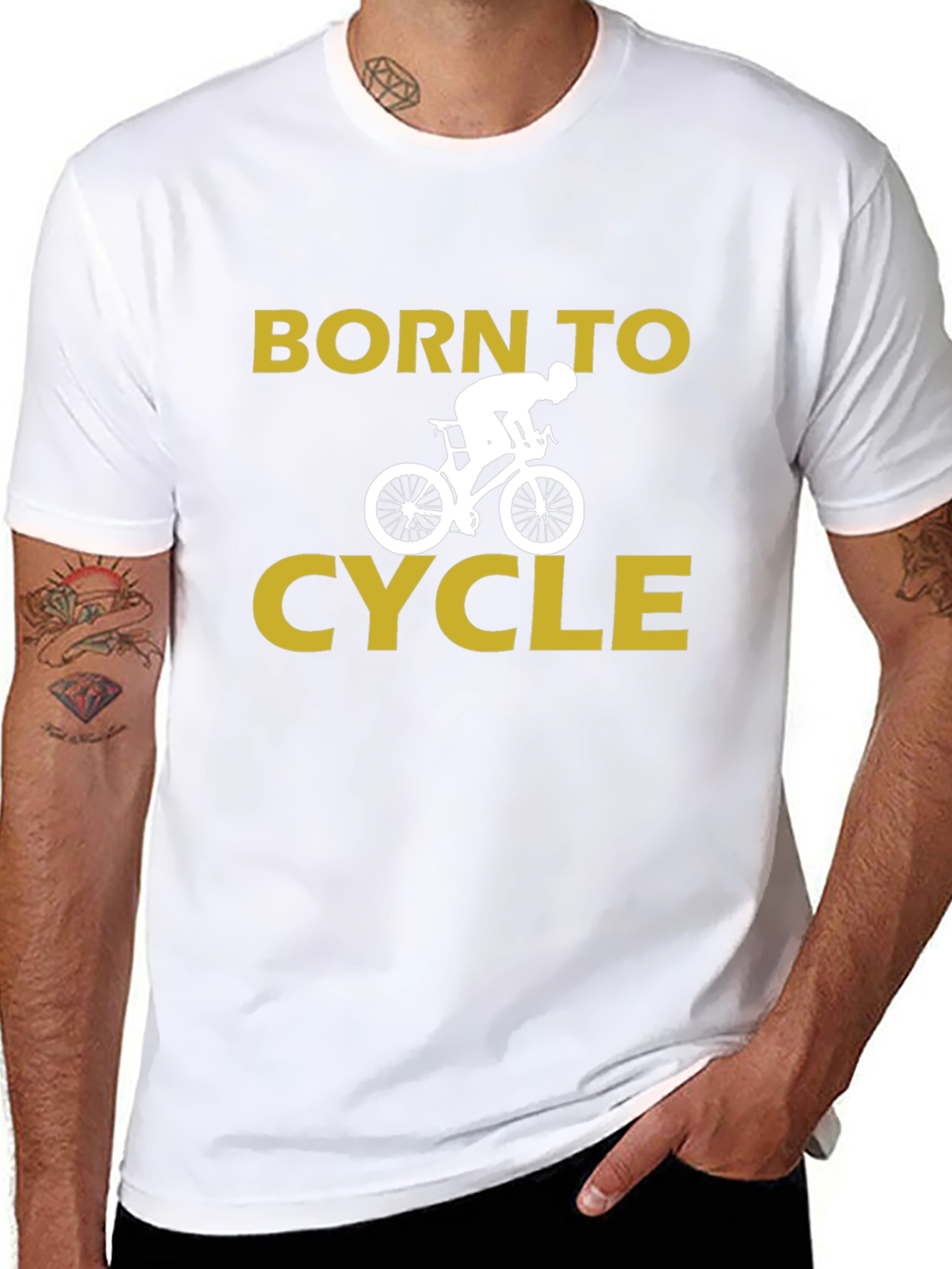 Born to Cycle Graphic T-Shirt