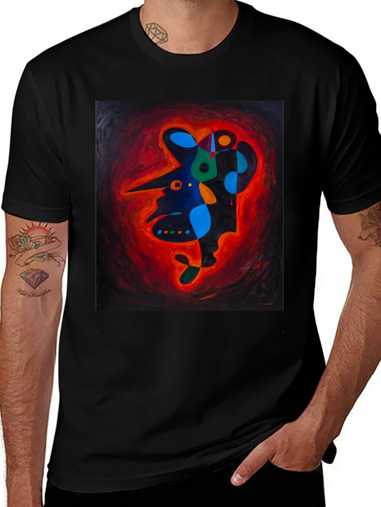 Abstract Art Print Tee - Unique Graphic T-Shirt