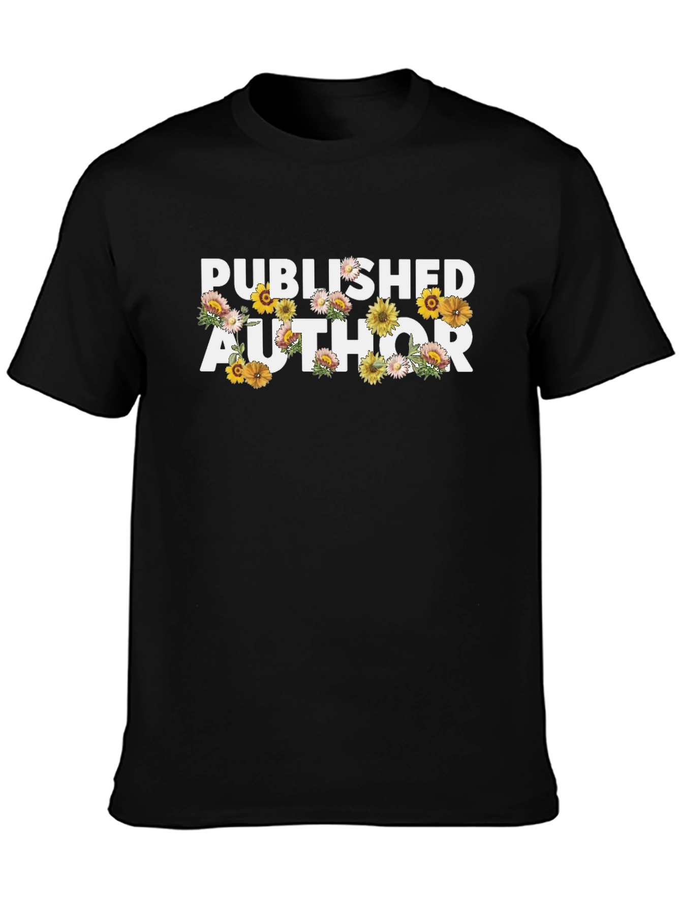 Published Author Floral T-Shirt