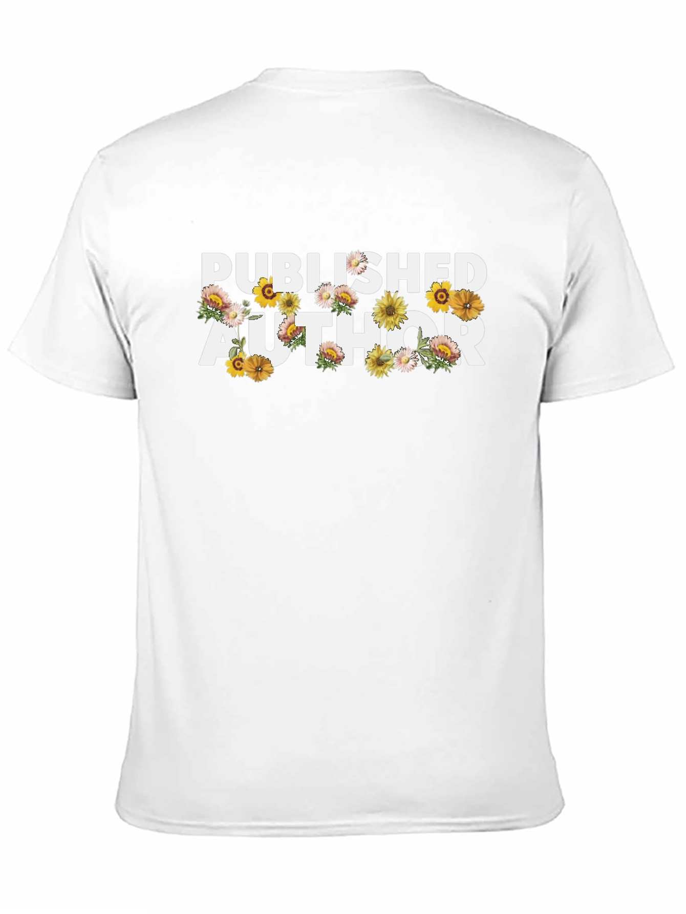 Published Author Floral T-Shirt