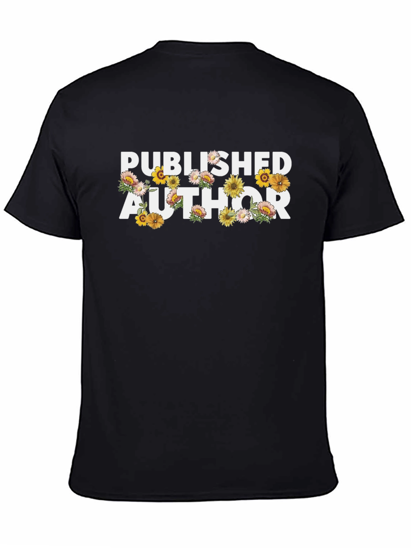 Published Author Floral T-Shirt