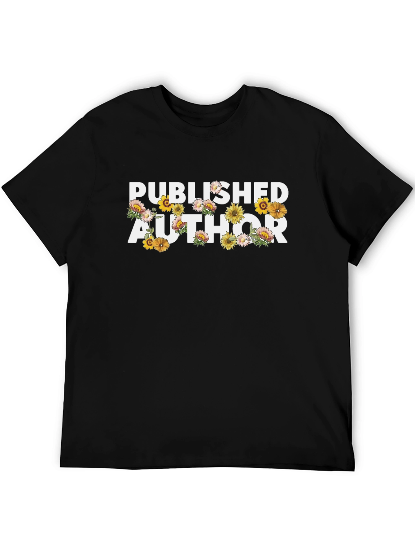 Published Author Floral T-Shirt
