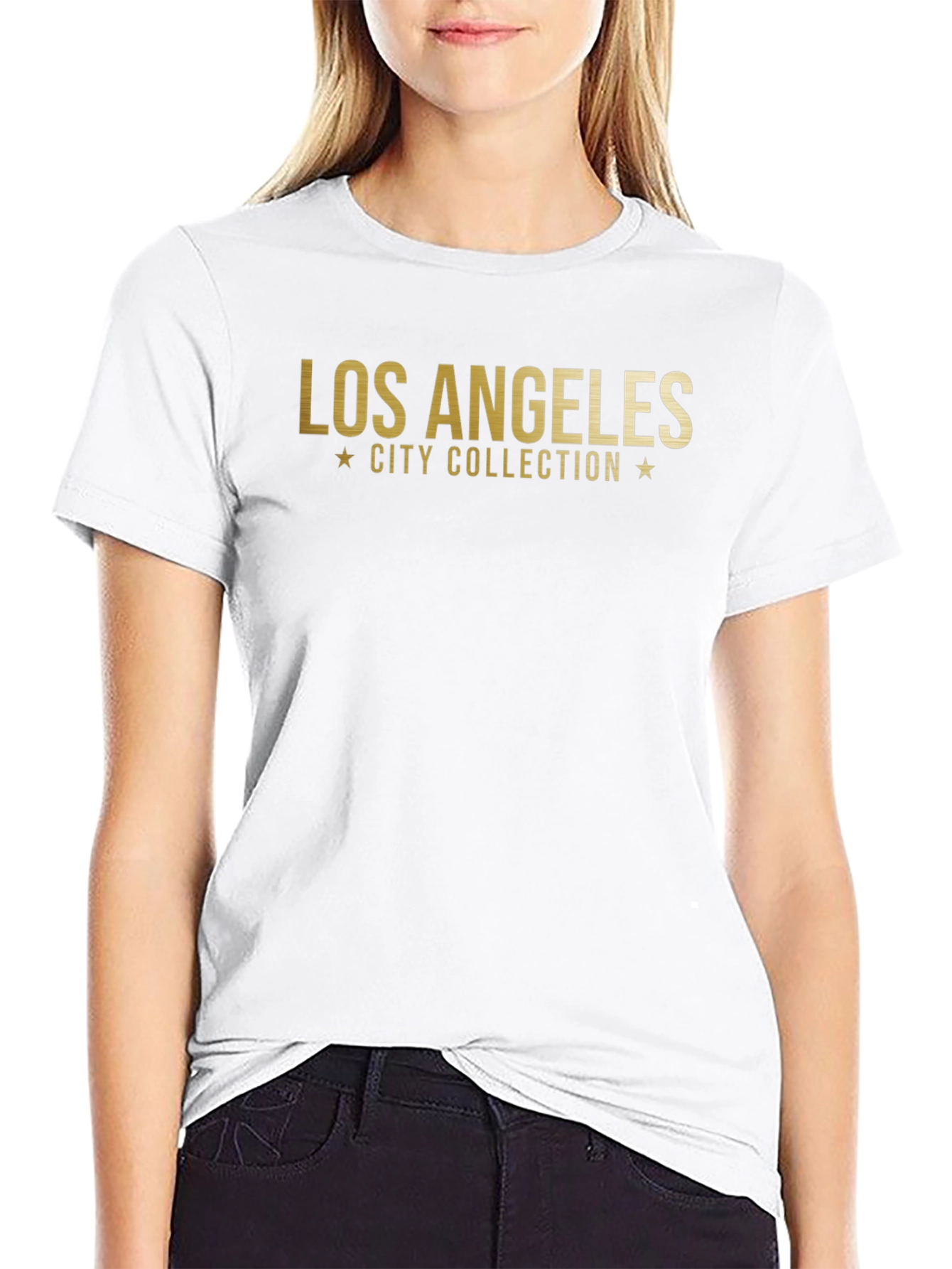 Los Angeles City Collection Graphic Tee - Black