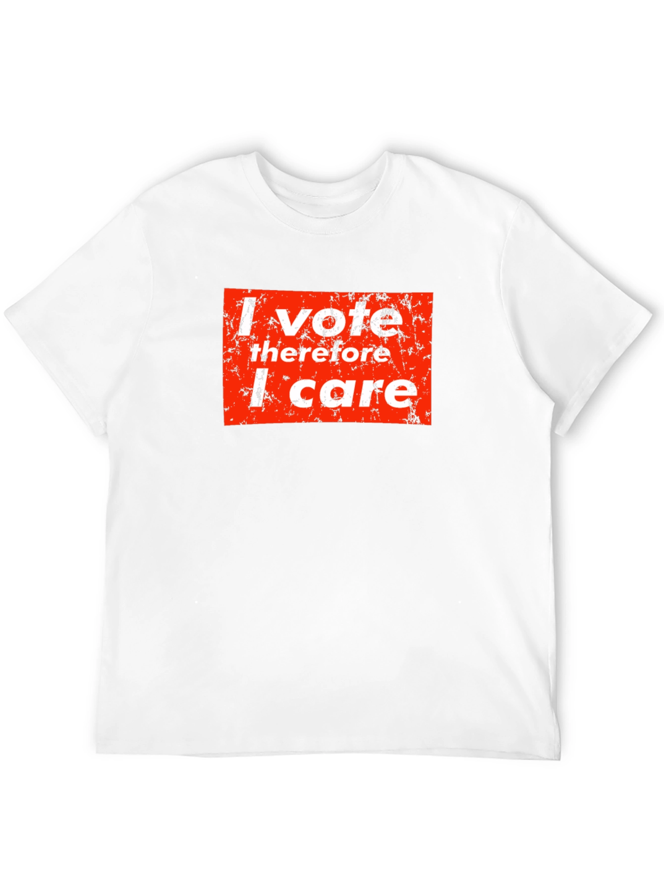 I Vote Therefore I Care Graphic Tee