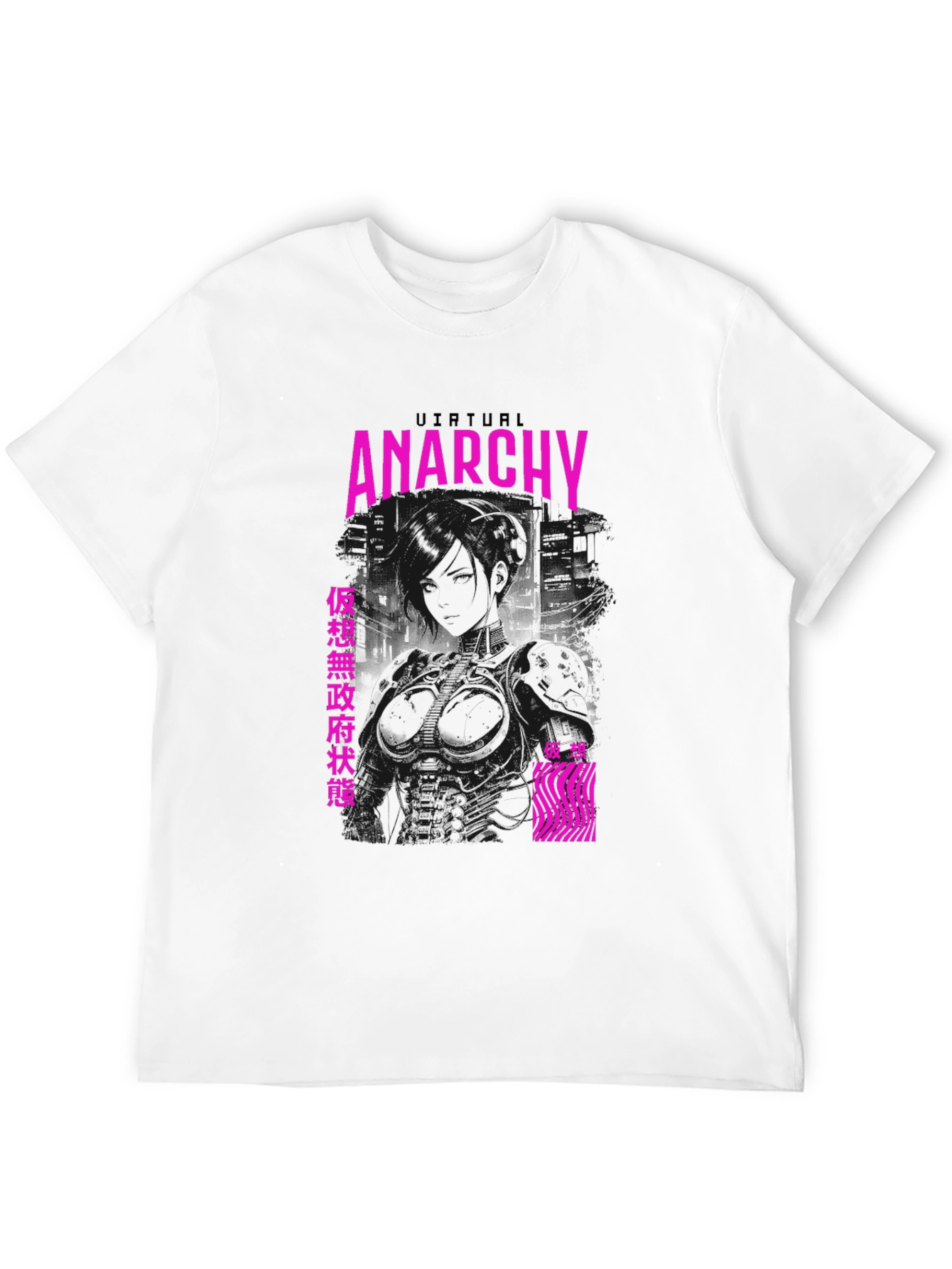 Virtual Anarchy Graphic Tee - Black