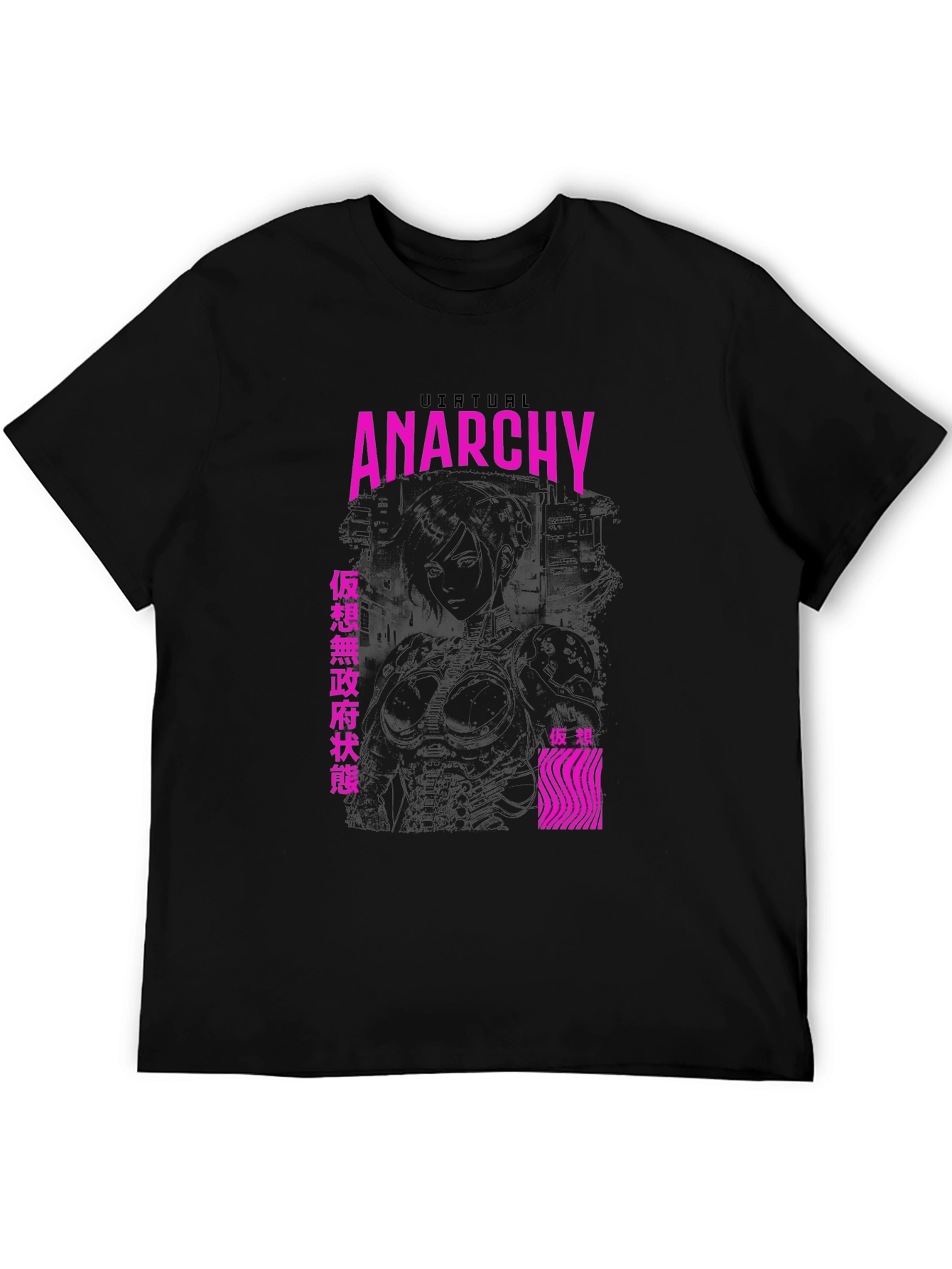 Virtual Anarchy Graphic Tee - Black