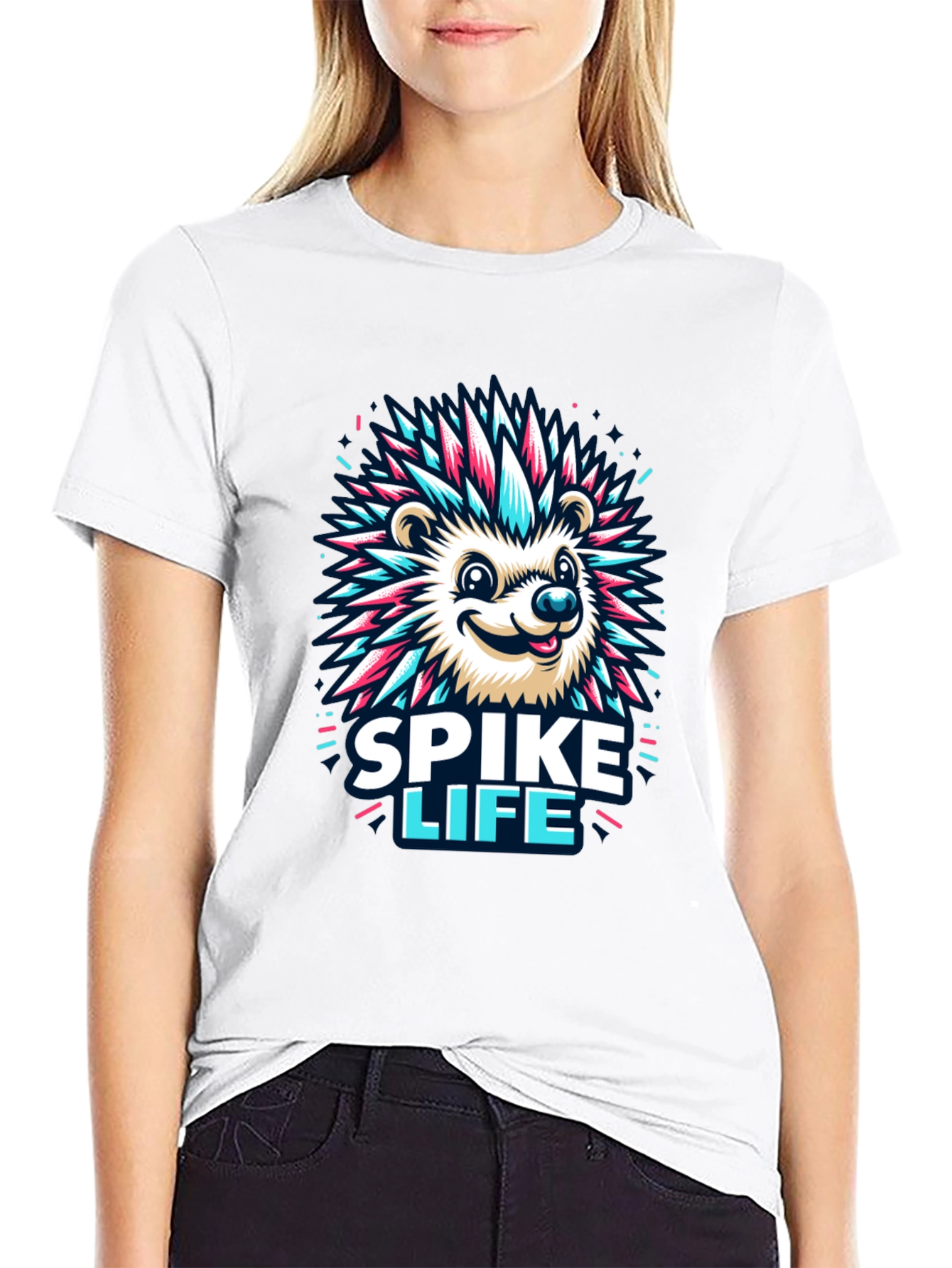 Spike Life Hedgehog Graphic T-Shirt