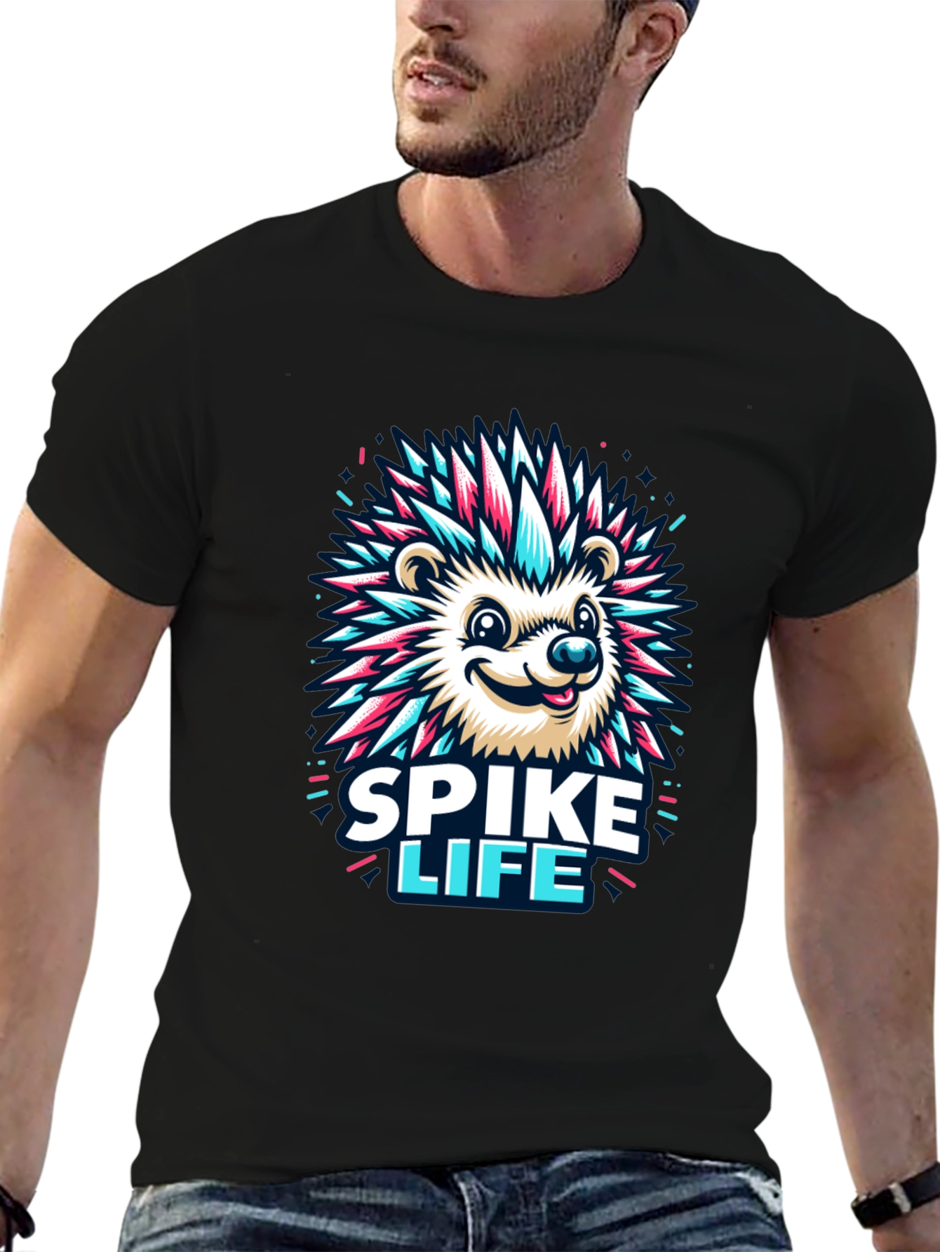 Spike Life Hedgehog Graphic T-Shirt
