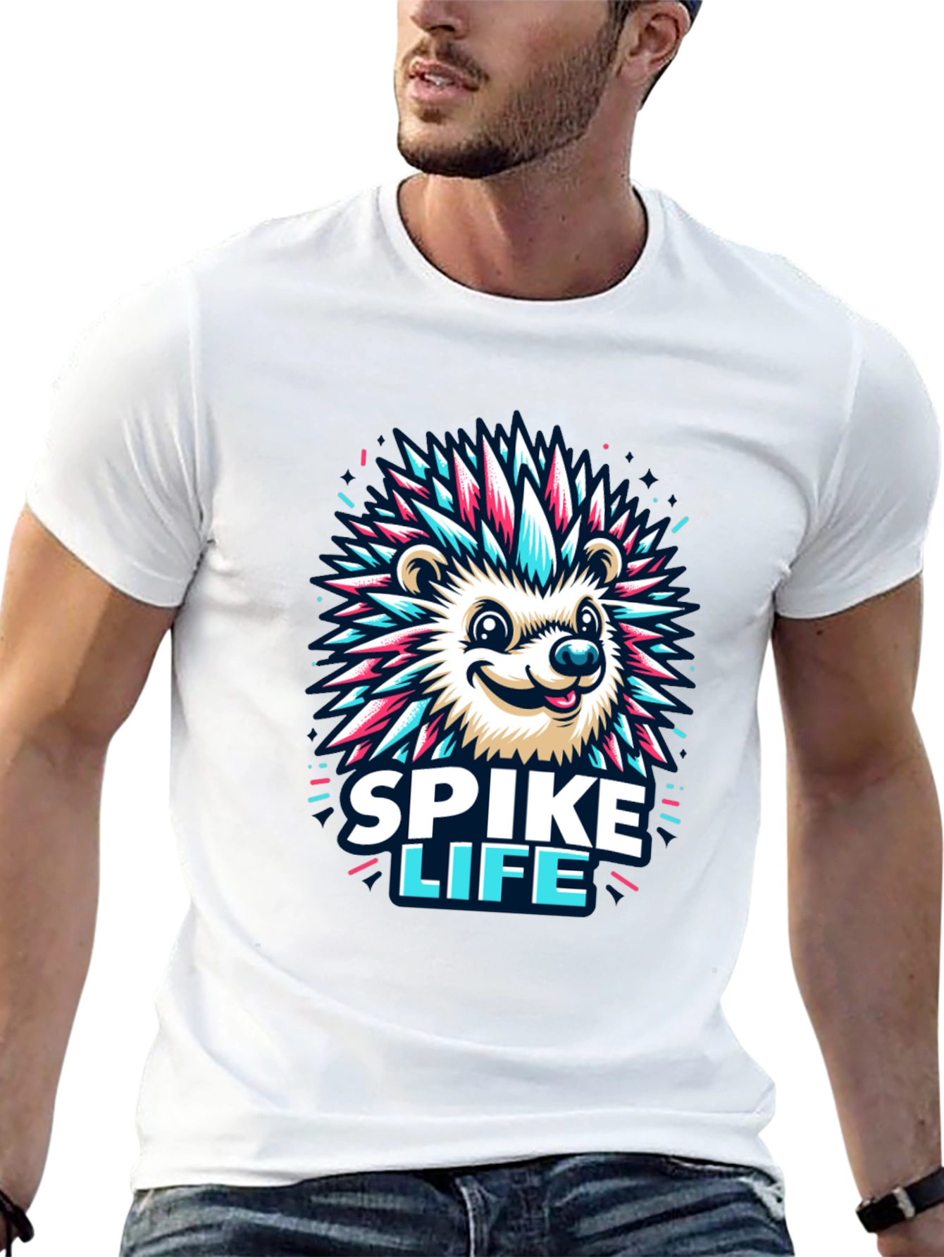 Spike Life Hedgehog Graphic T-Shirt