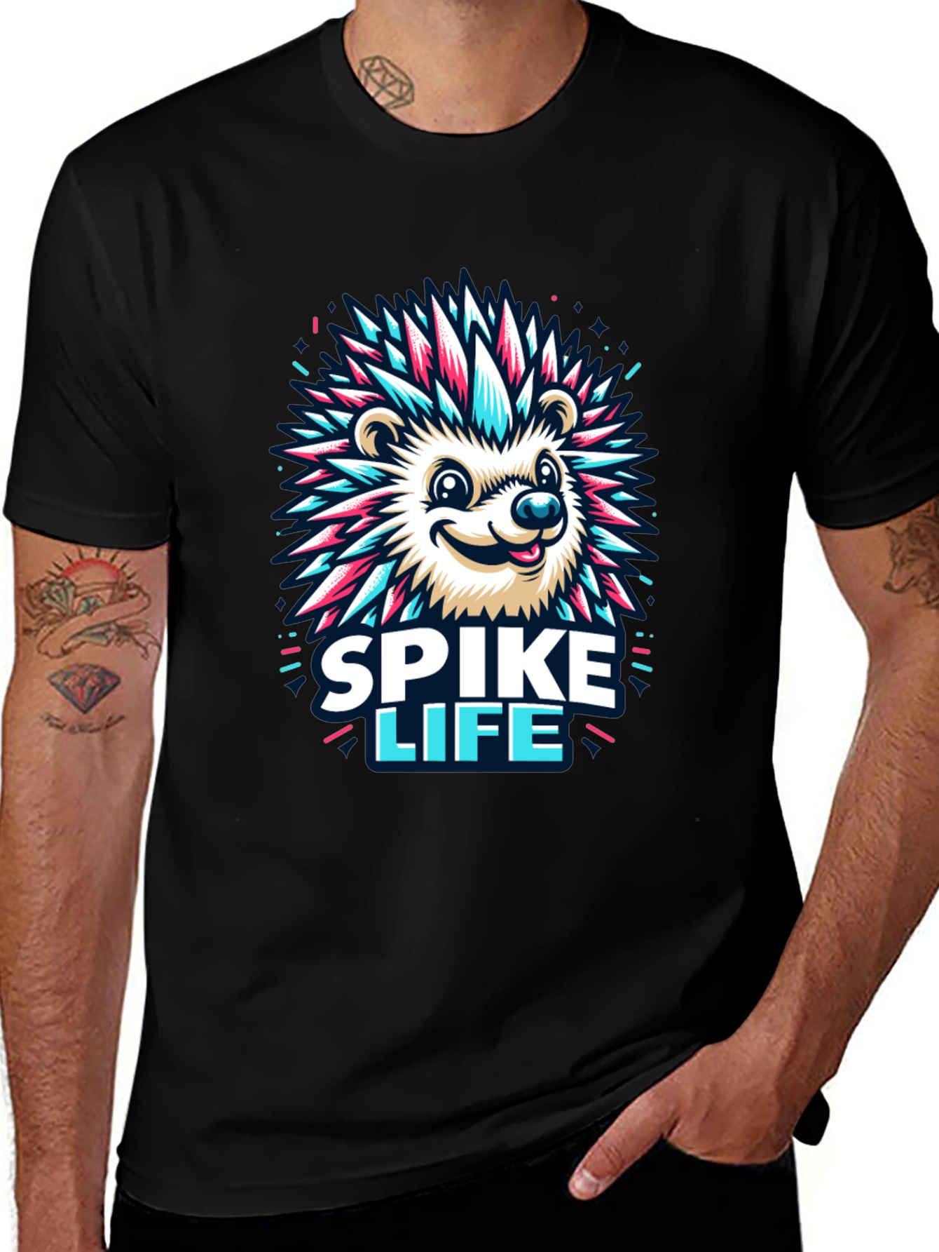Spike Life Hedgehog Graphic T-Shirt