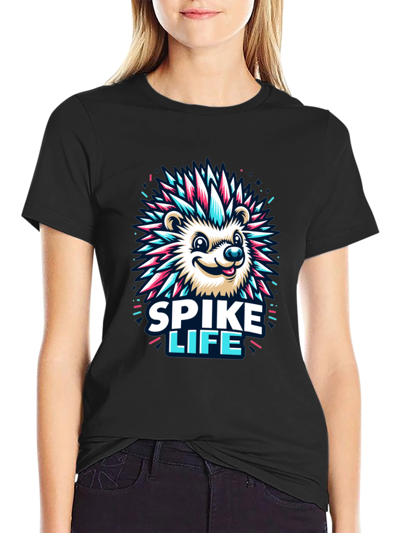 Spike Life Hedgehog Graphic T-Shirt