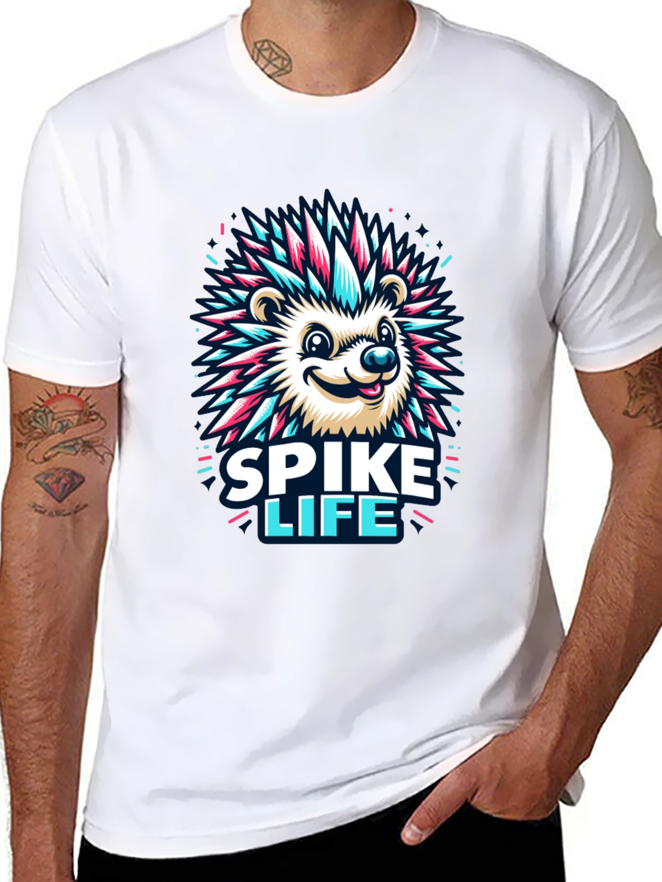 Spike Life Hedgehog Graphic T-Shirt