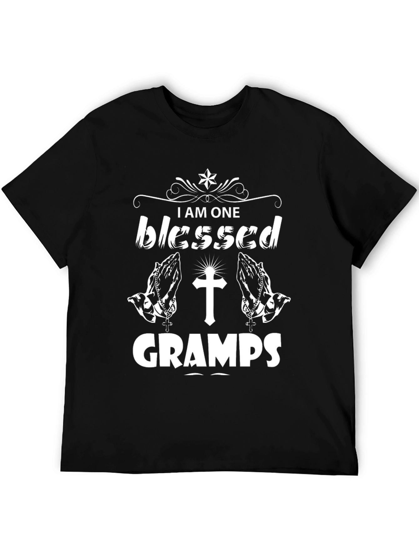 Blessed Gramps T-Shirt - Christian Grandpa Tee