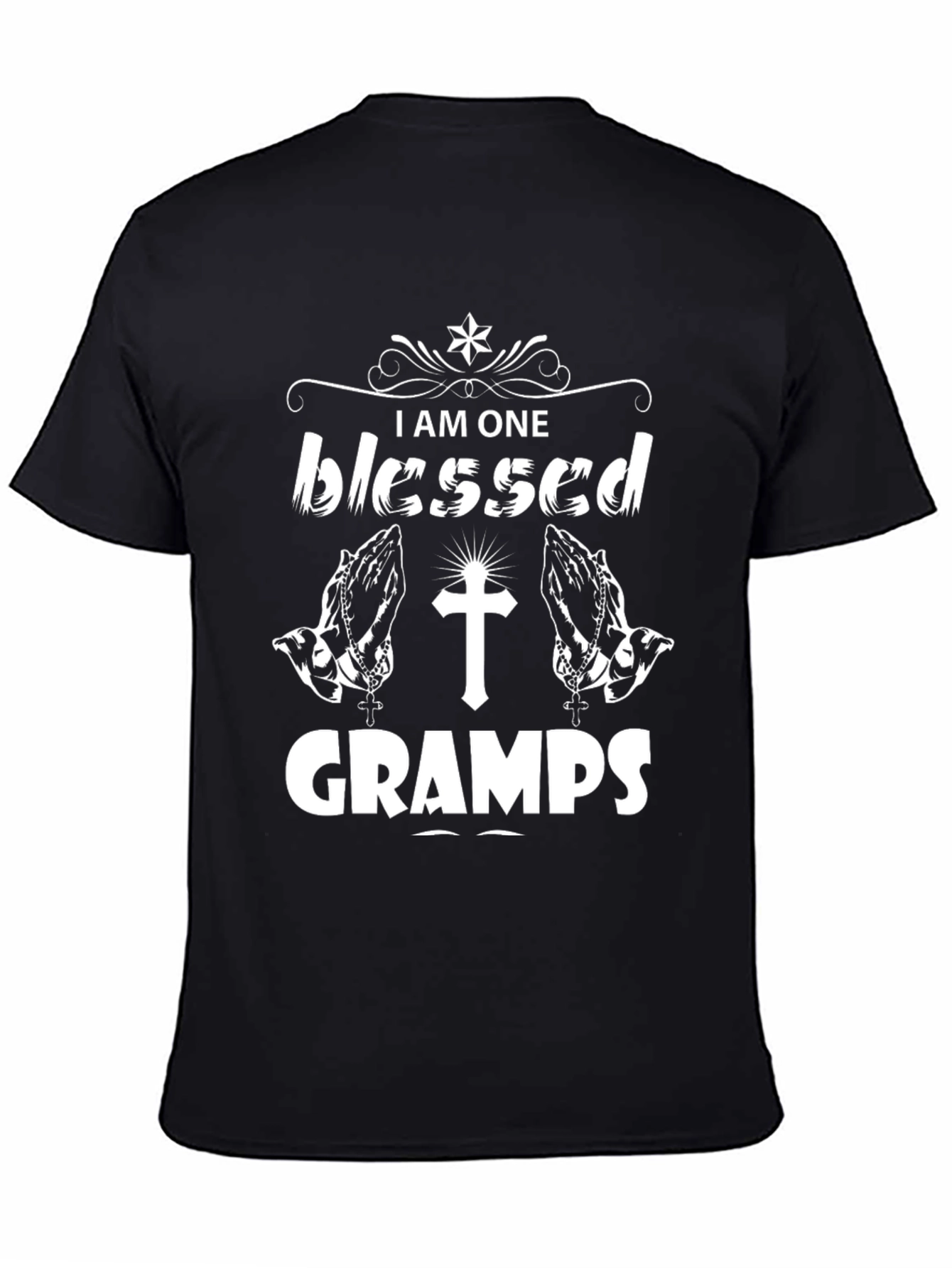 Blessed Gramps T-Shirt - Christian Grandpa Tee