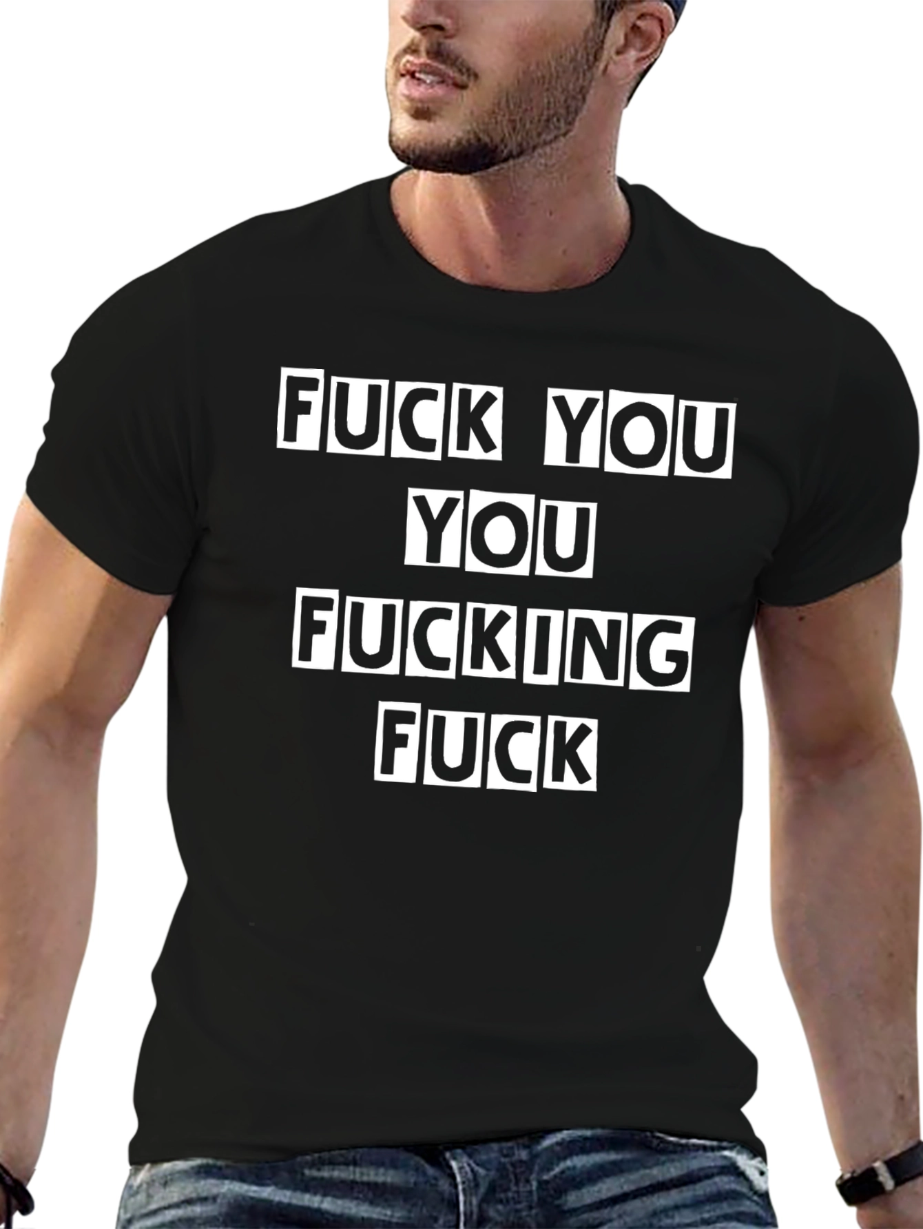 Offensive Humor Tee - F*ck You Graphic T-Shirt