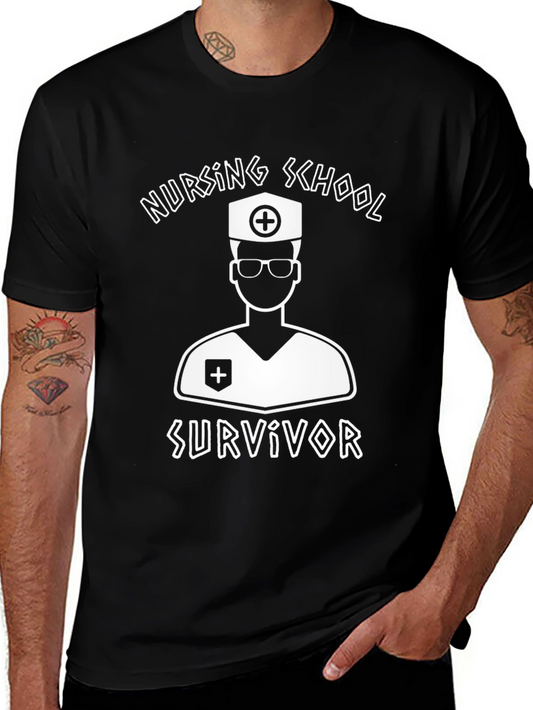 Nursing School Survivor T-Shirt - Graduation Gift