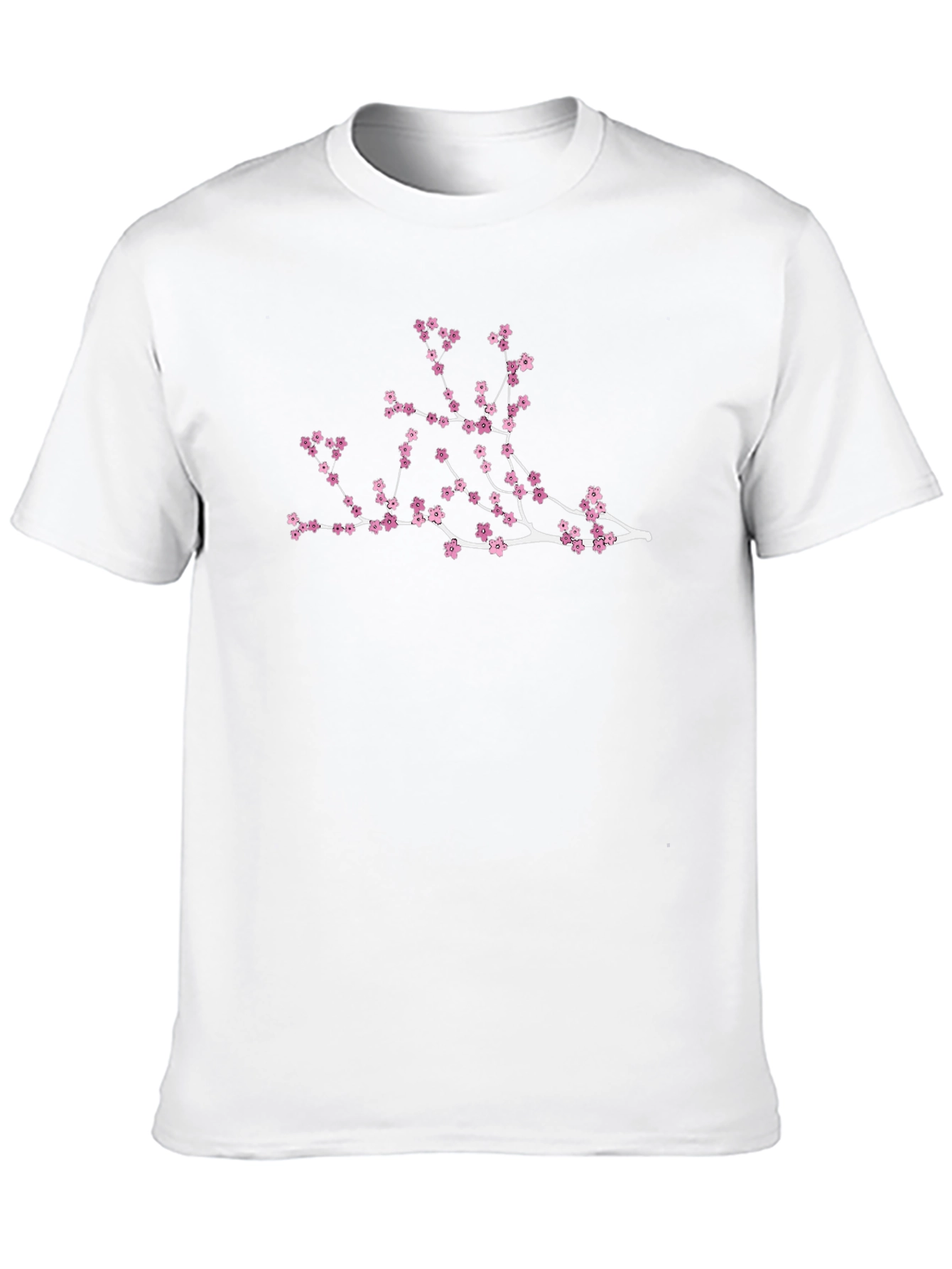 Blossom Branch Graphic T-Shirt - Black