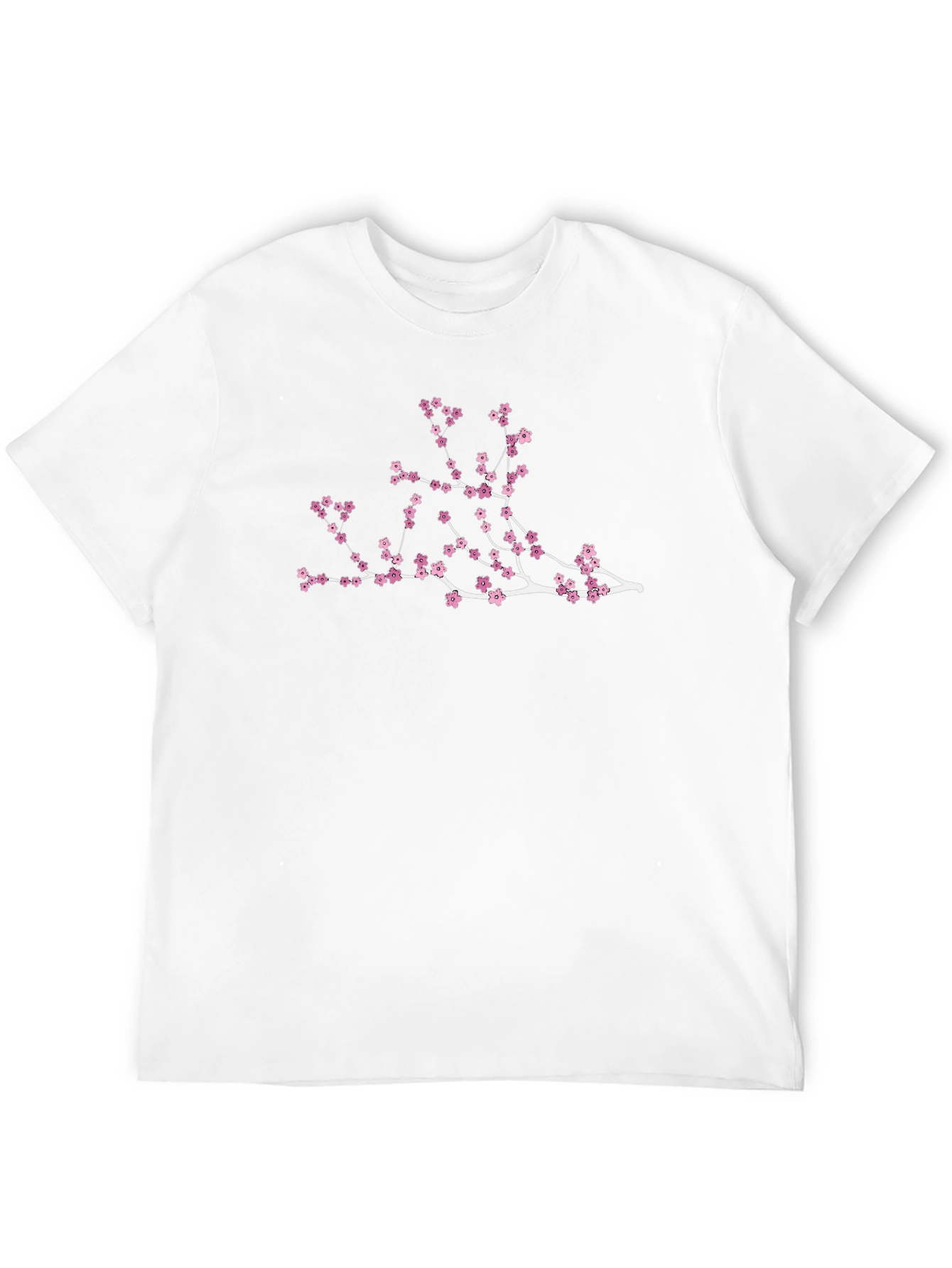 Blossom Branch Graphic T-Shirt - Black
