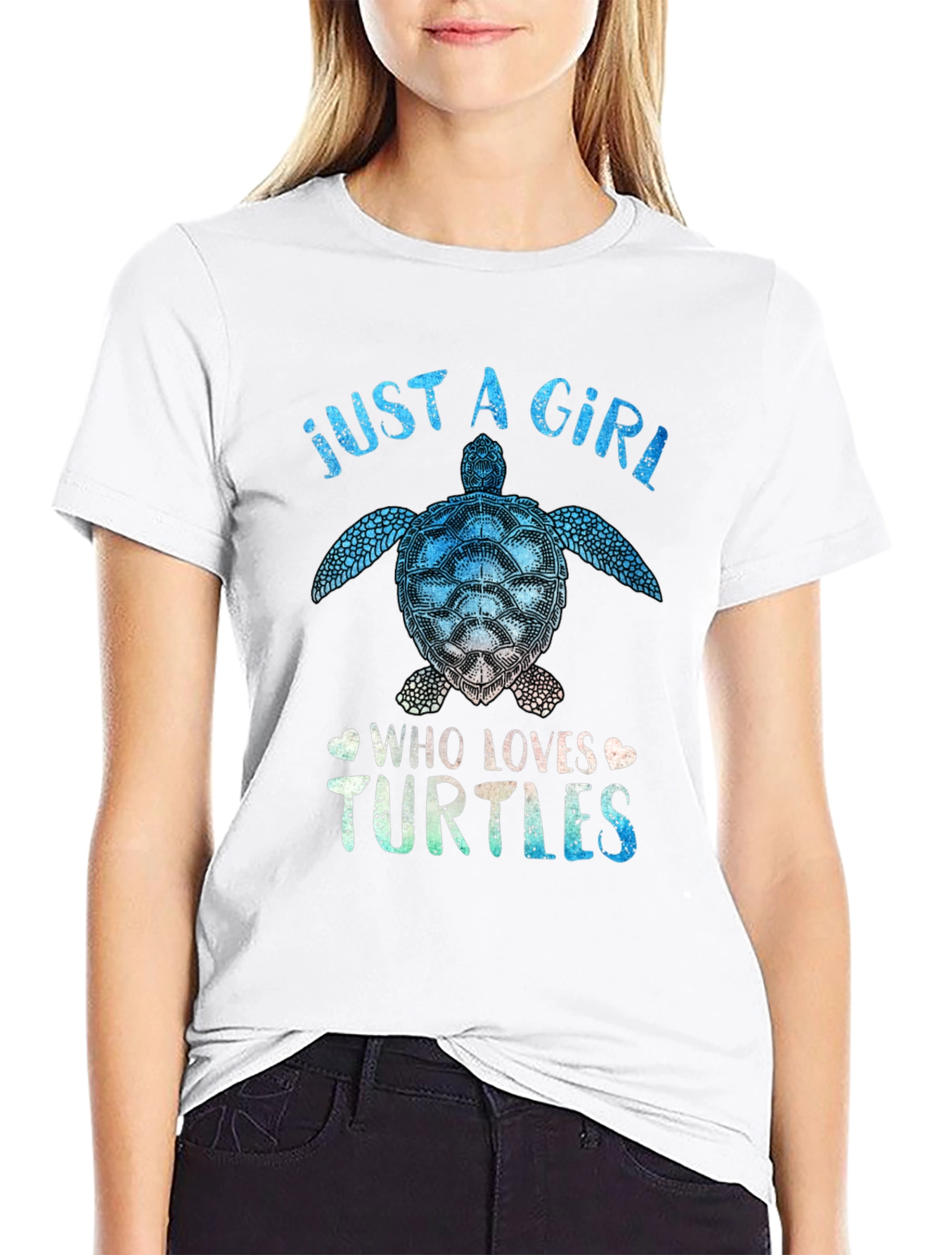 Just A Girl Who Loves Turtles T-Shirt