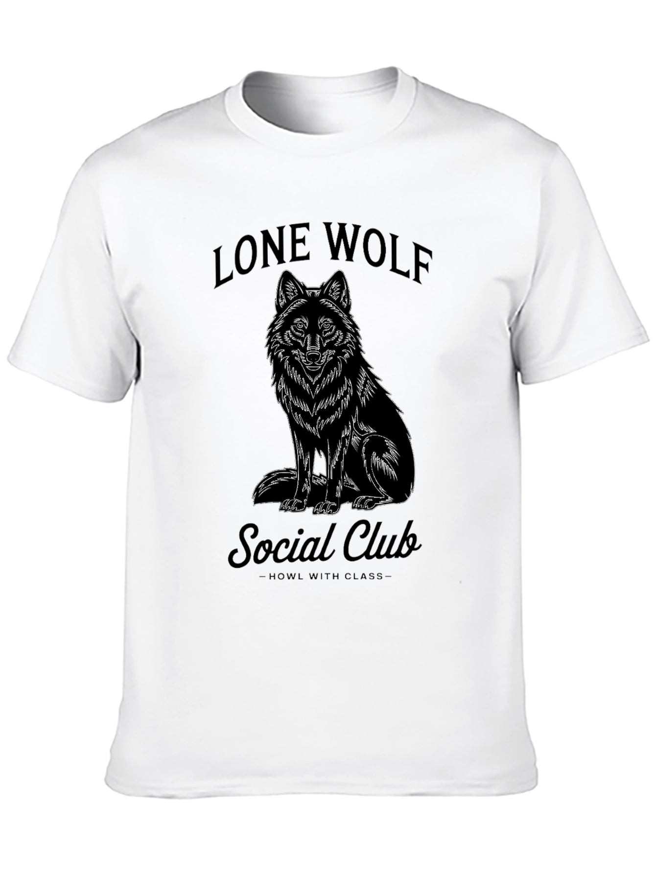 Lone Wolf Social Club Black T-Shirt
