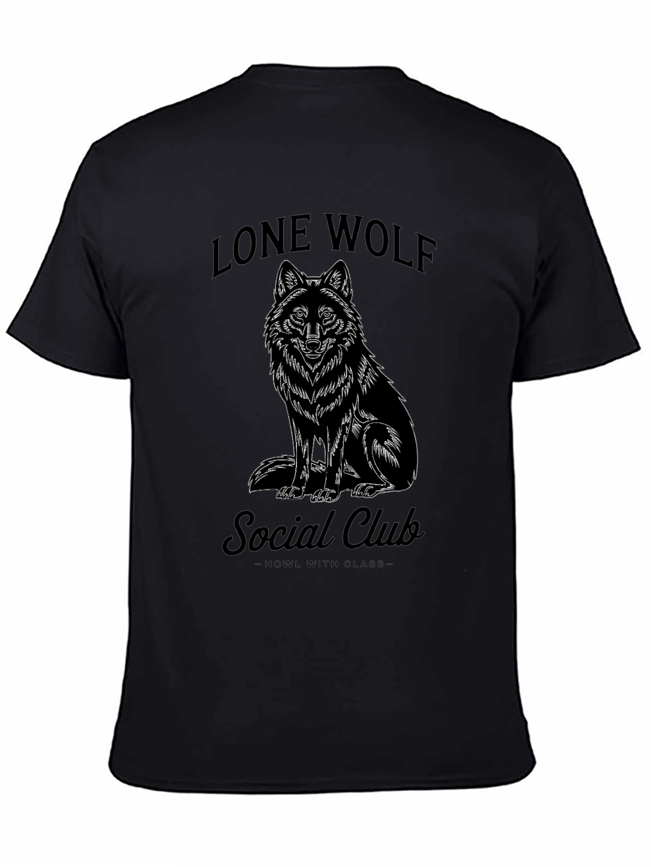 Lone Wolf Social Club Black T-Shirt