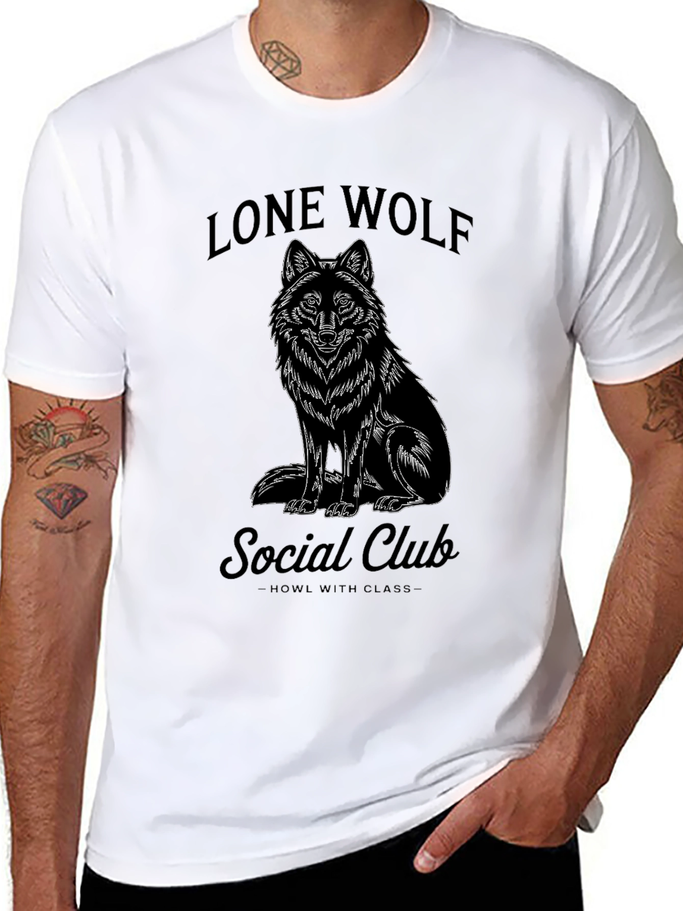 Lone Wolf Social Club Black T-Shirt