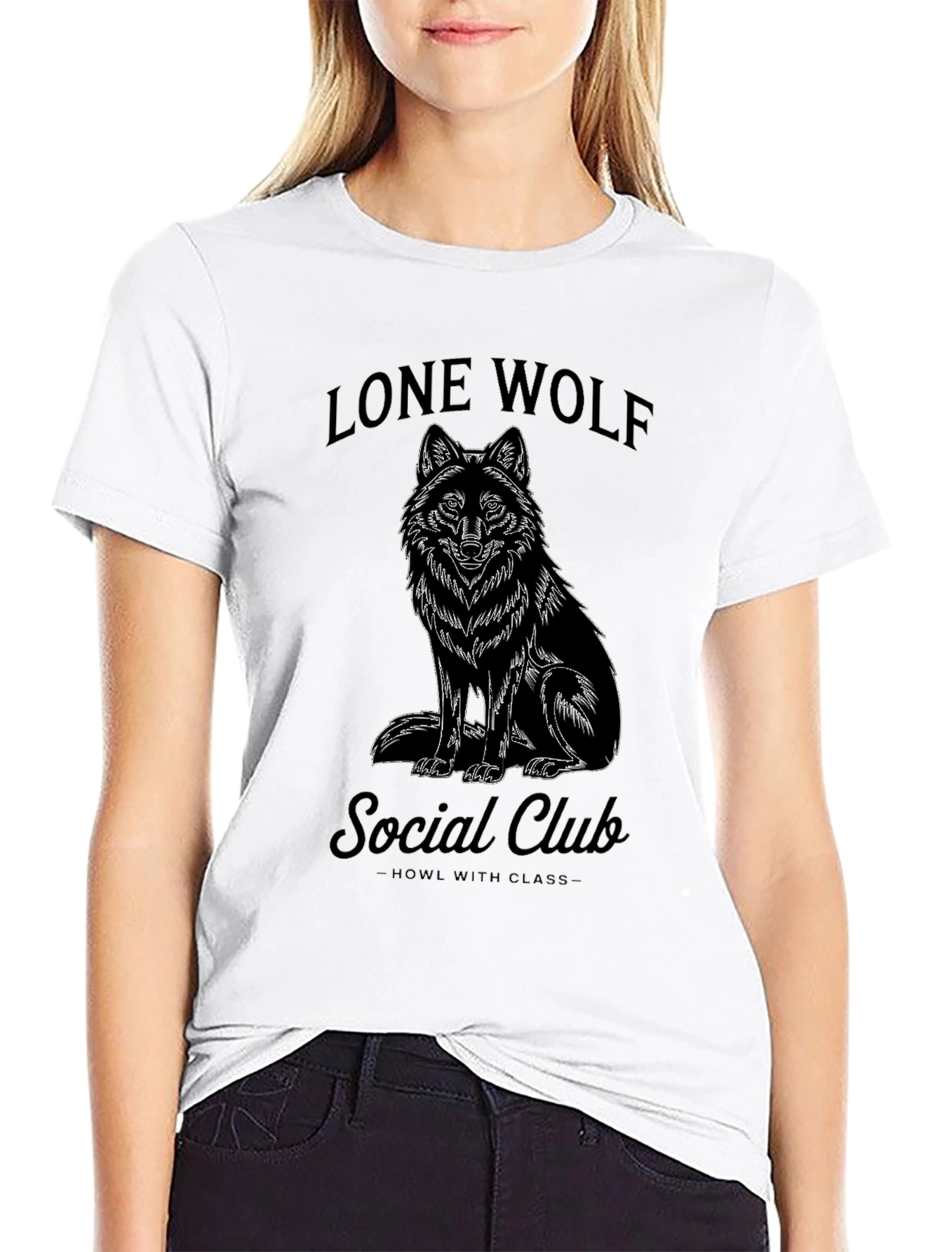 Lone Wolf Social Club Black T-Shirt