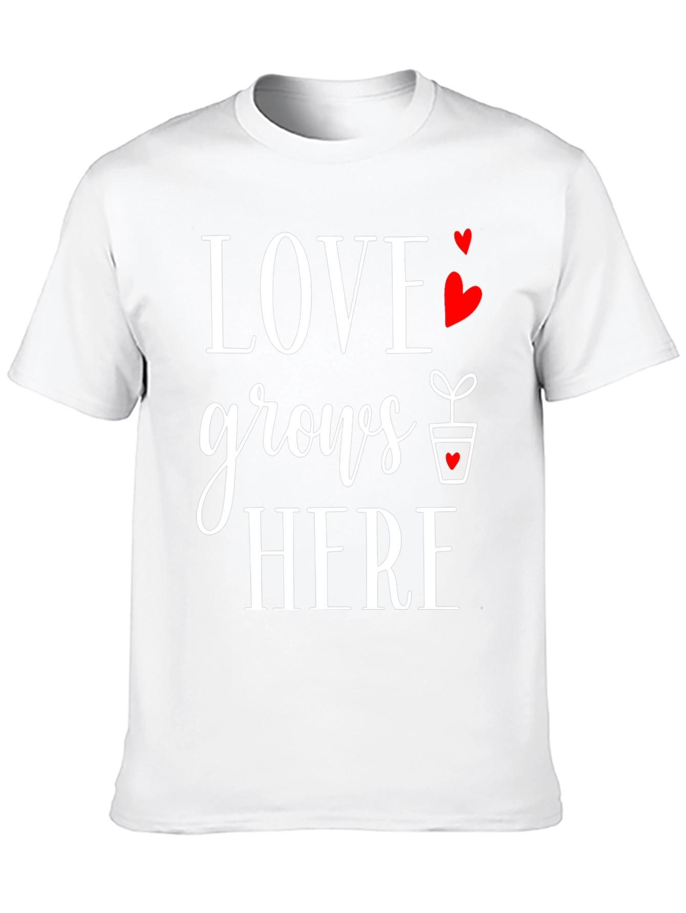 Love Grows Here Graphic T-Shirt