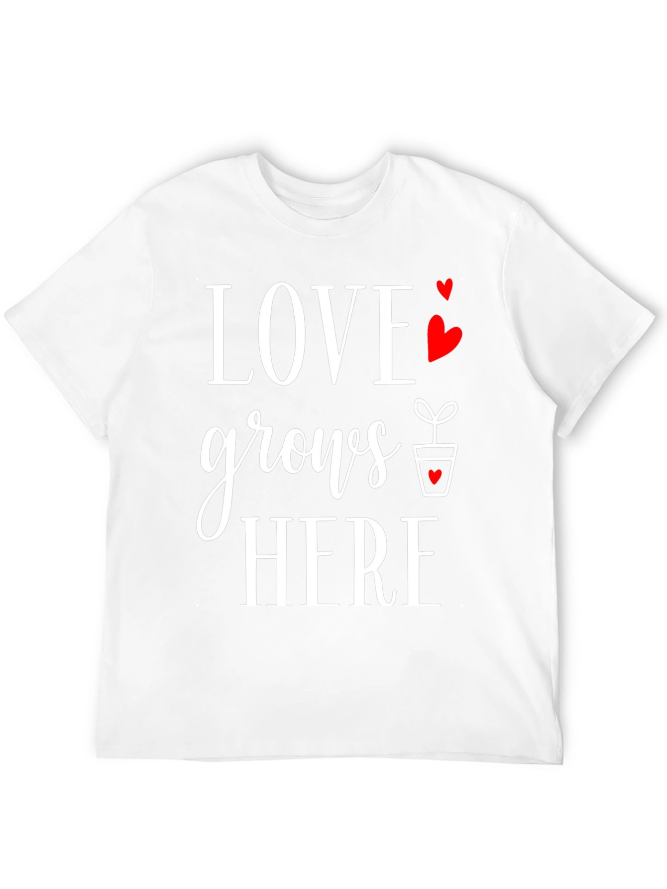 Love Grows Here Graphic T-Shirt