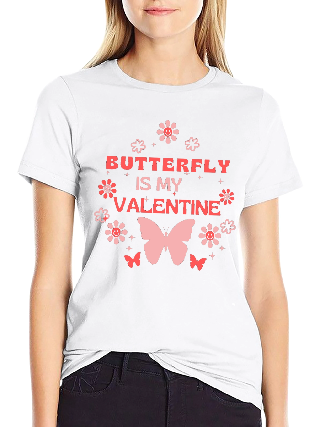 Butterfly Is My Valentine T-Shirt