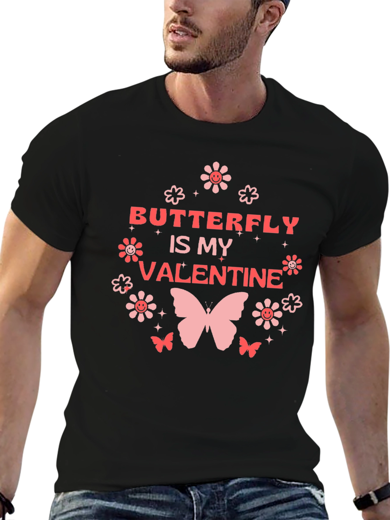 Butterfly Is My Valentine T-Shirt