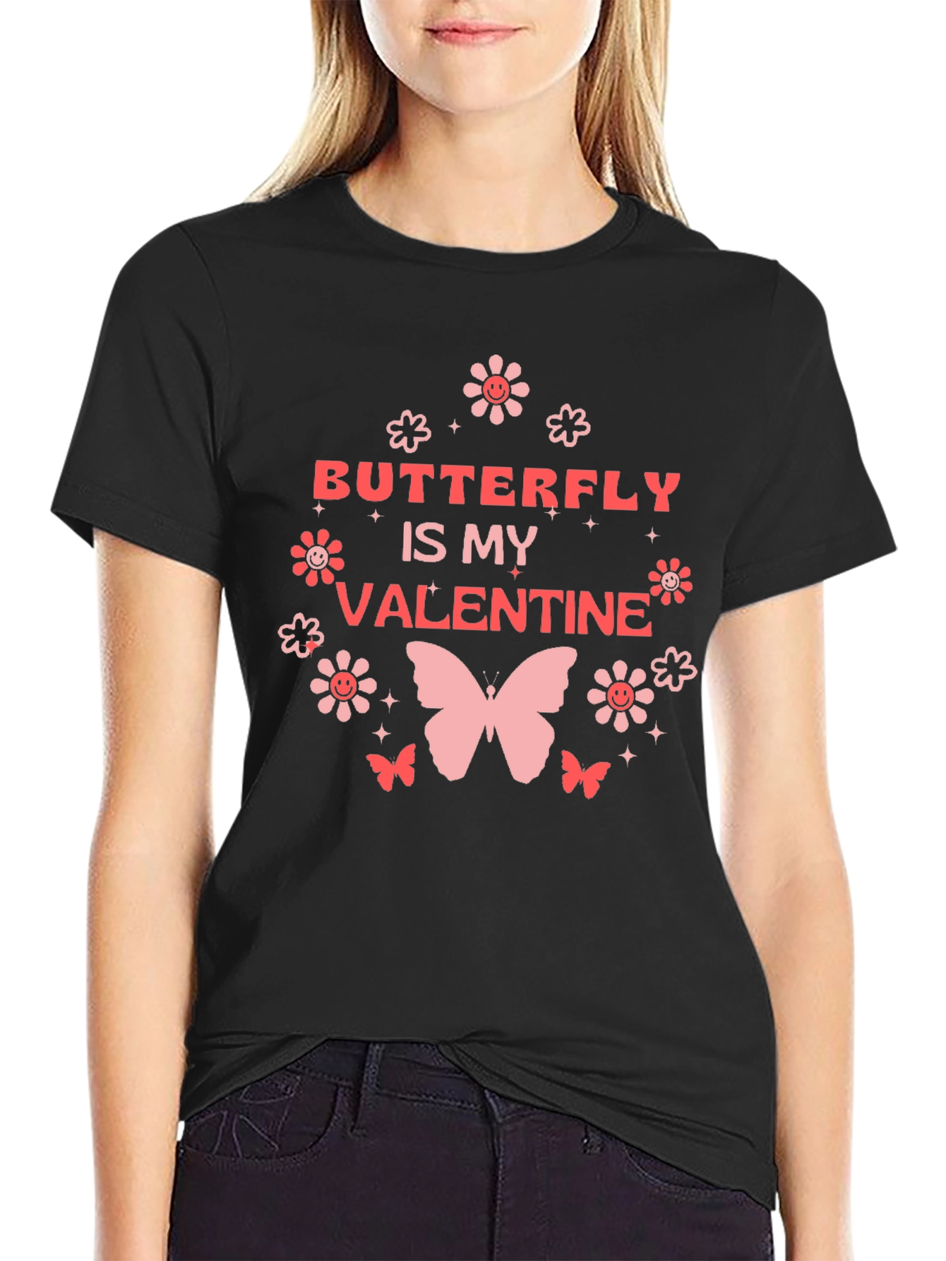 Butterfly Is My Valentine T-Shirt