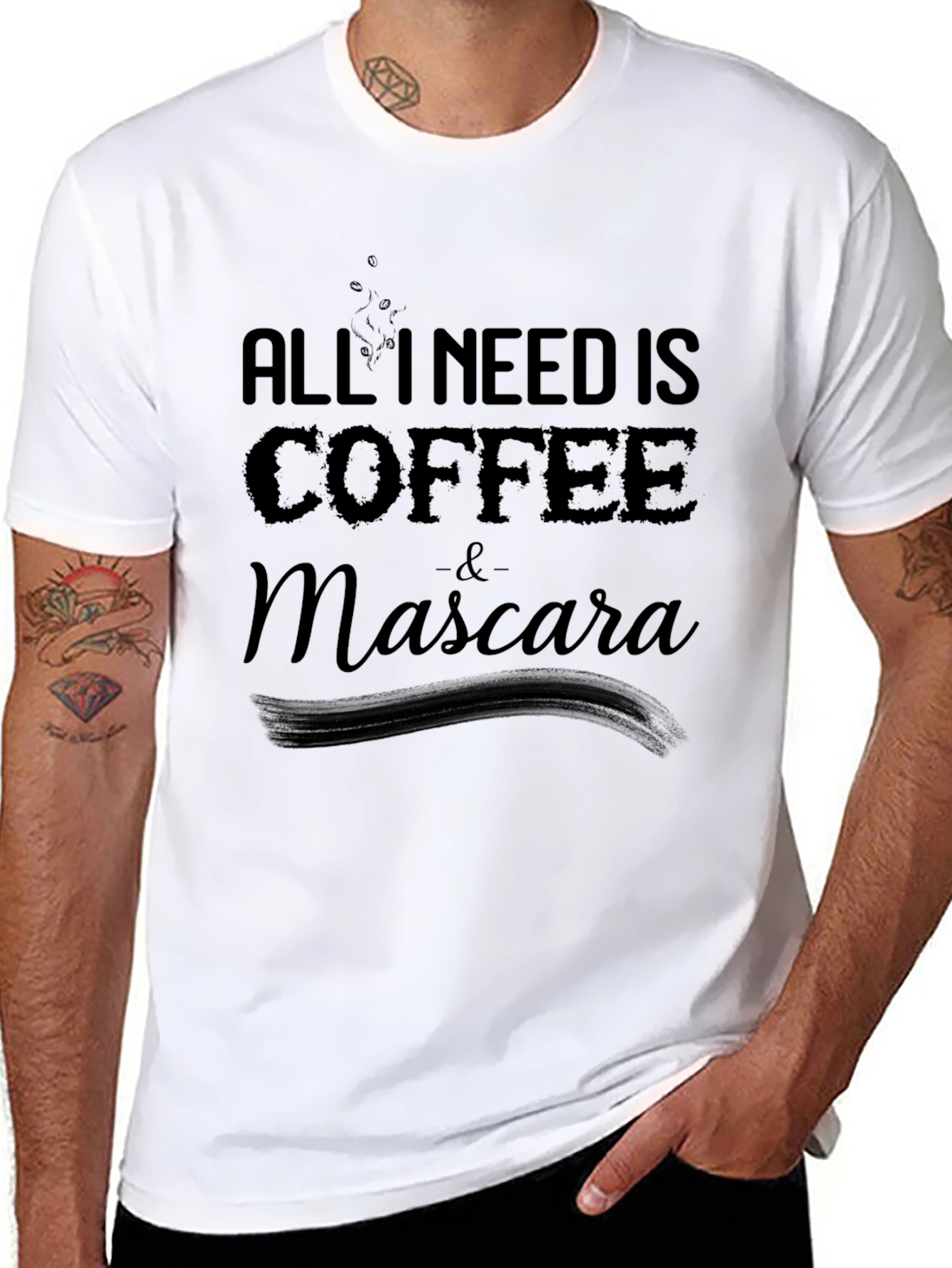 Coffee & Mascara Graphic Tee - Unisex