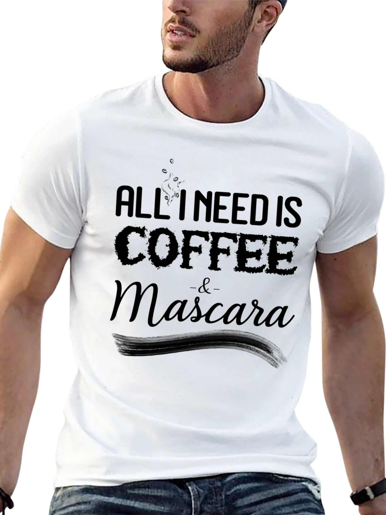 Coffee & Mascara Graphic Tee - Unisex