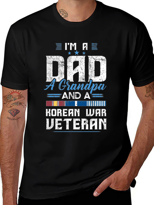 Dad Grandpa Korean War Veteran T-Shirt