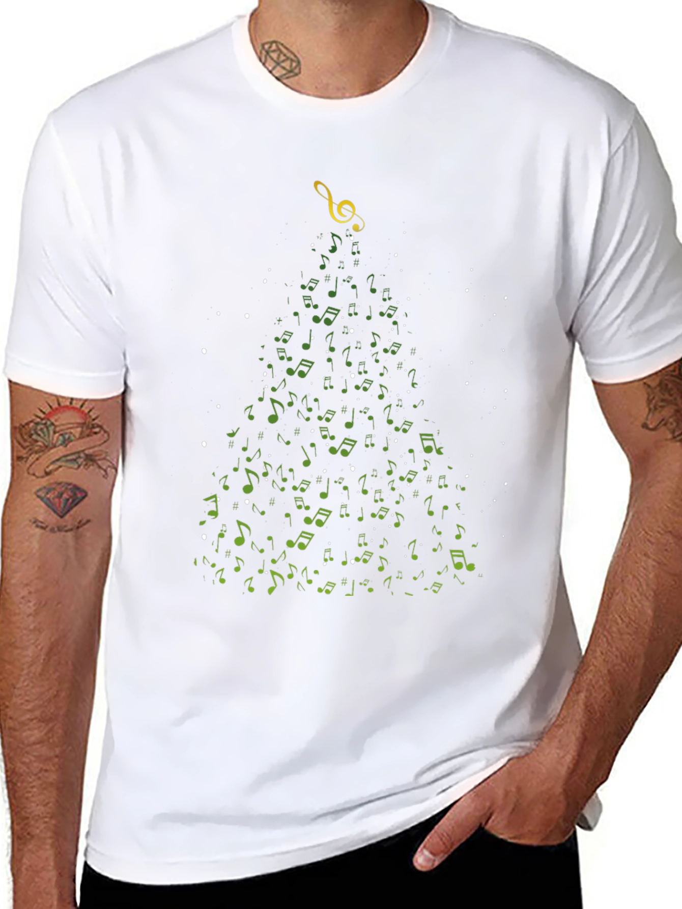 Musical Christmas Tree T-Shirt