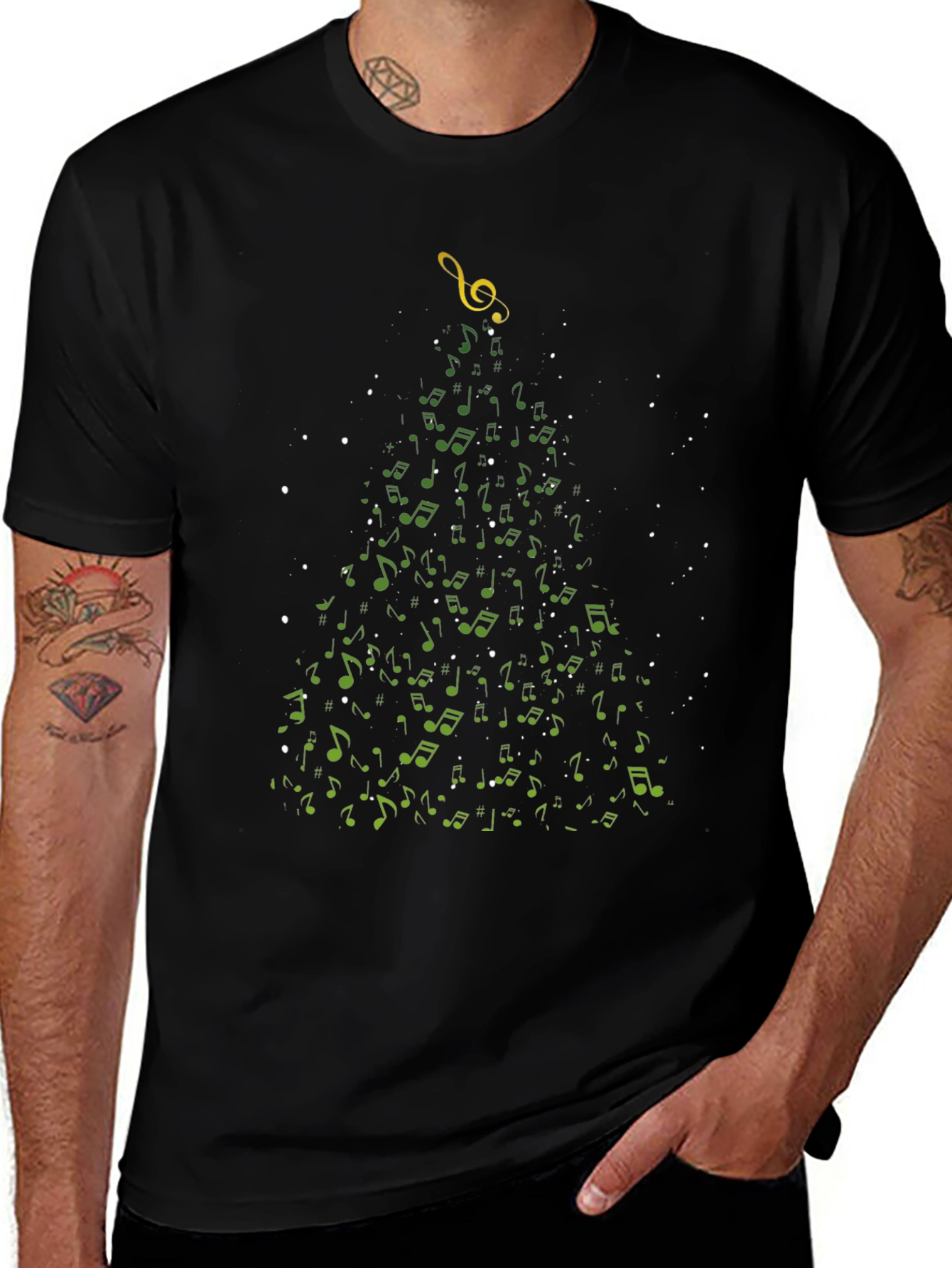 Musical Christmas Tree T-Shirt