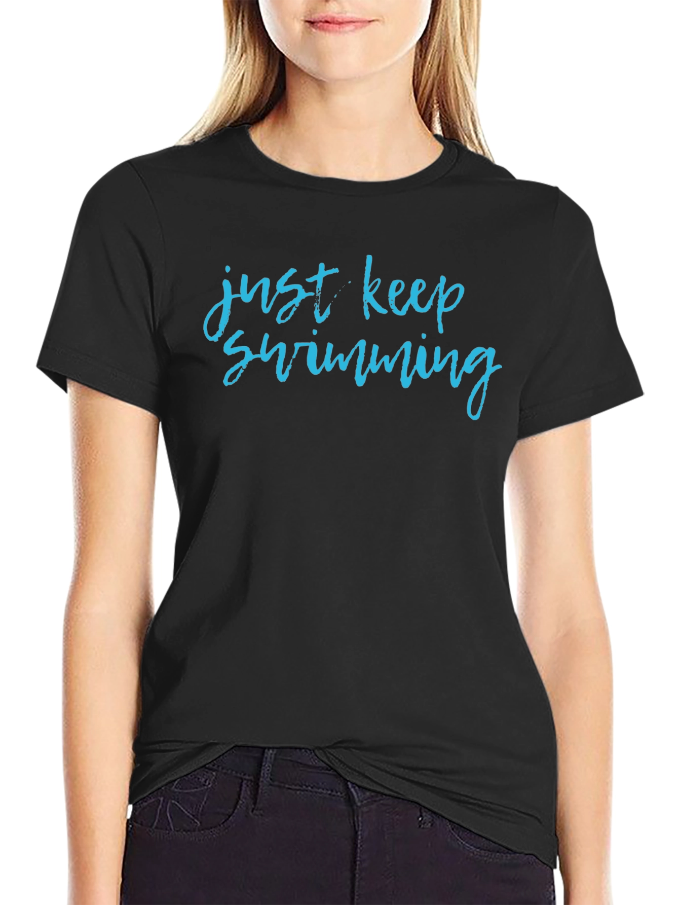 Just Keep Swimming Graphic T-Shirt