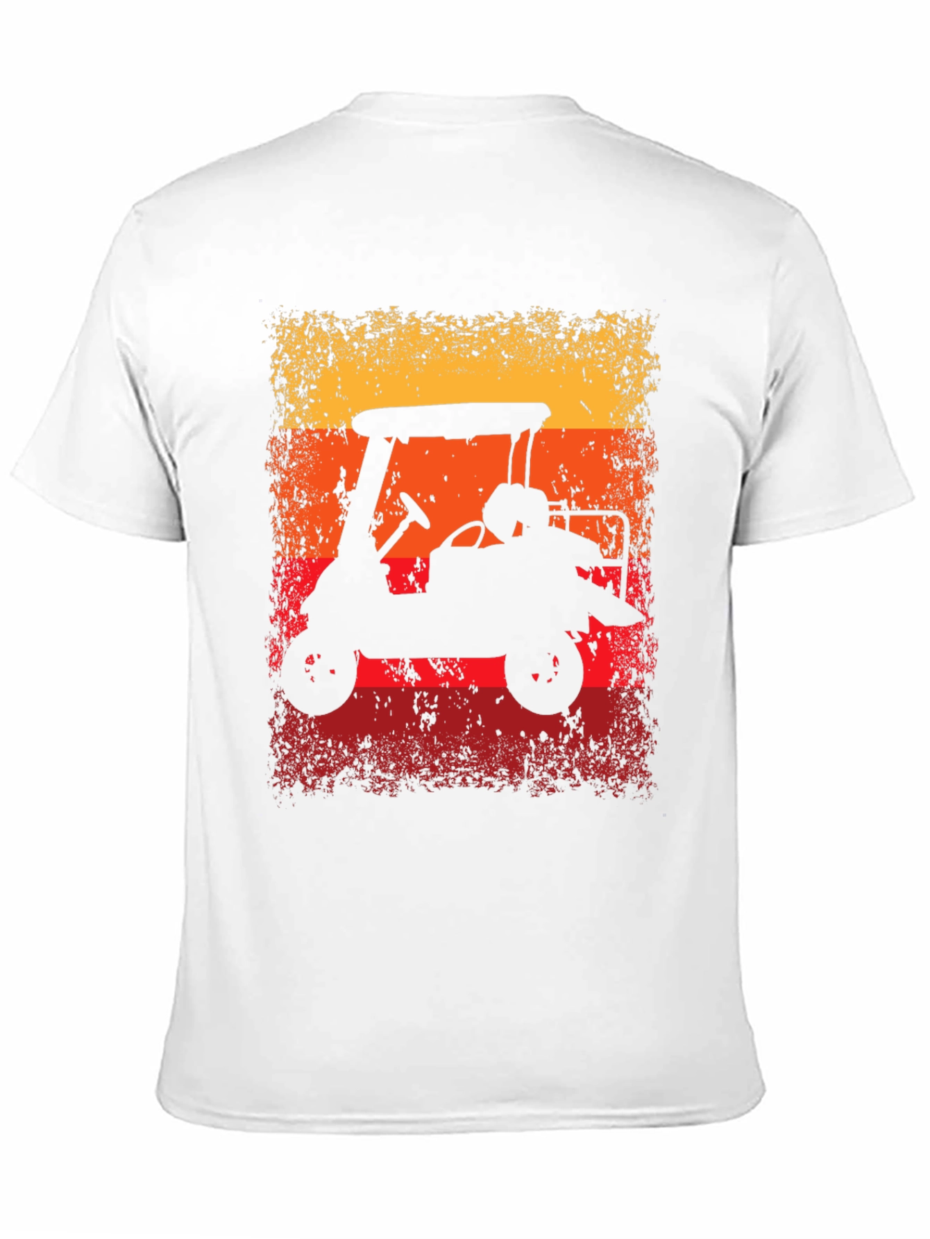 Retro Golf Cart Sunset Graphic Tee