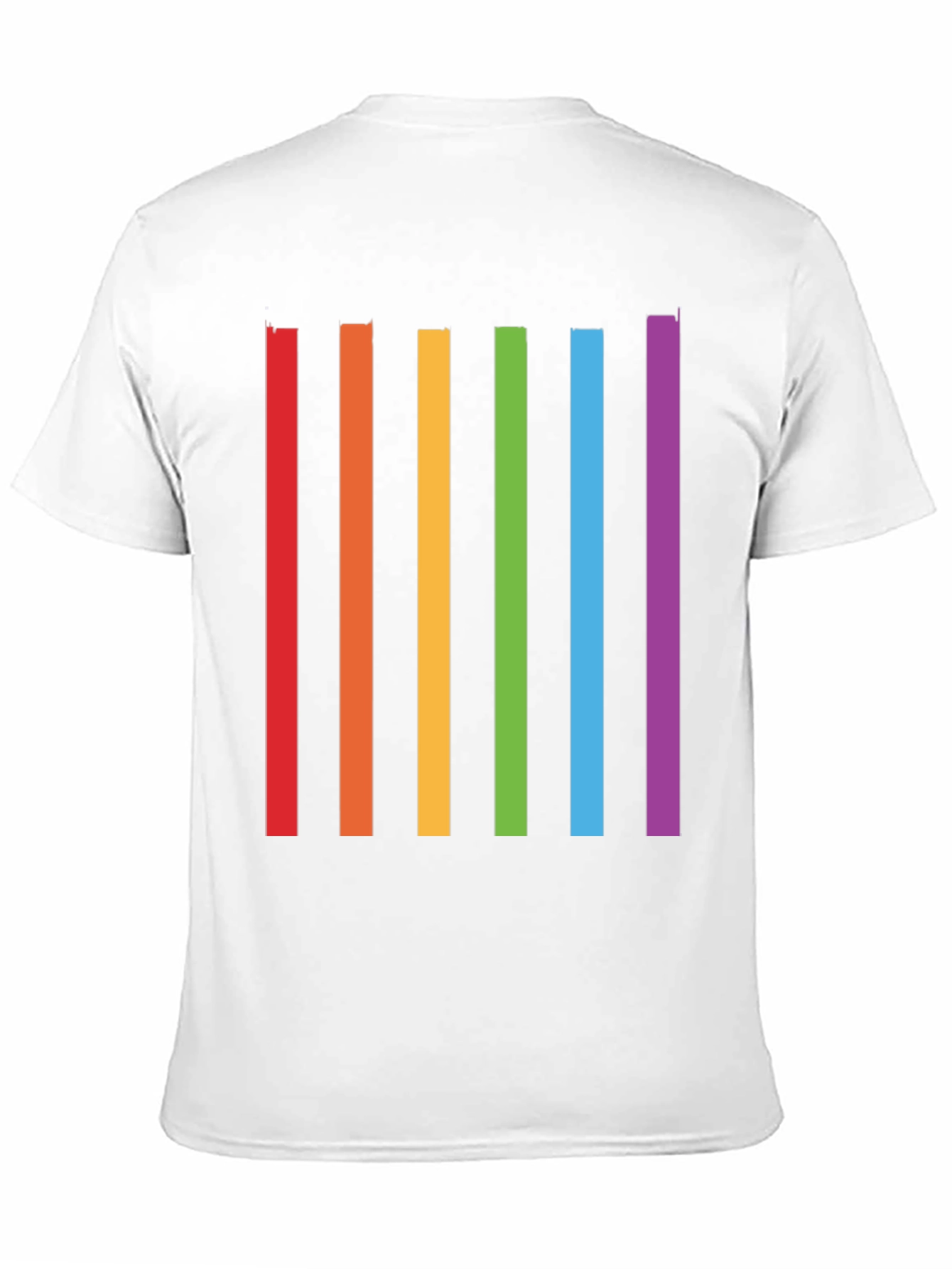 Rainbow Stripes Graphic T-Shirt