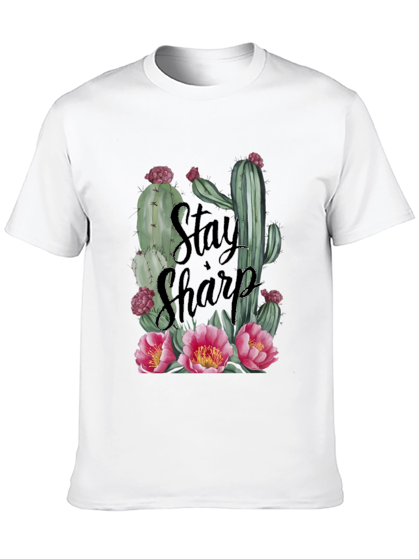 Stay Sharp Cactus Graphic Tee