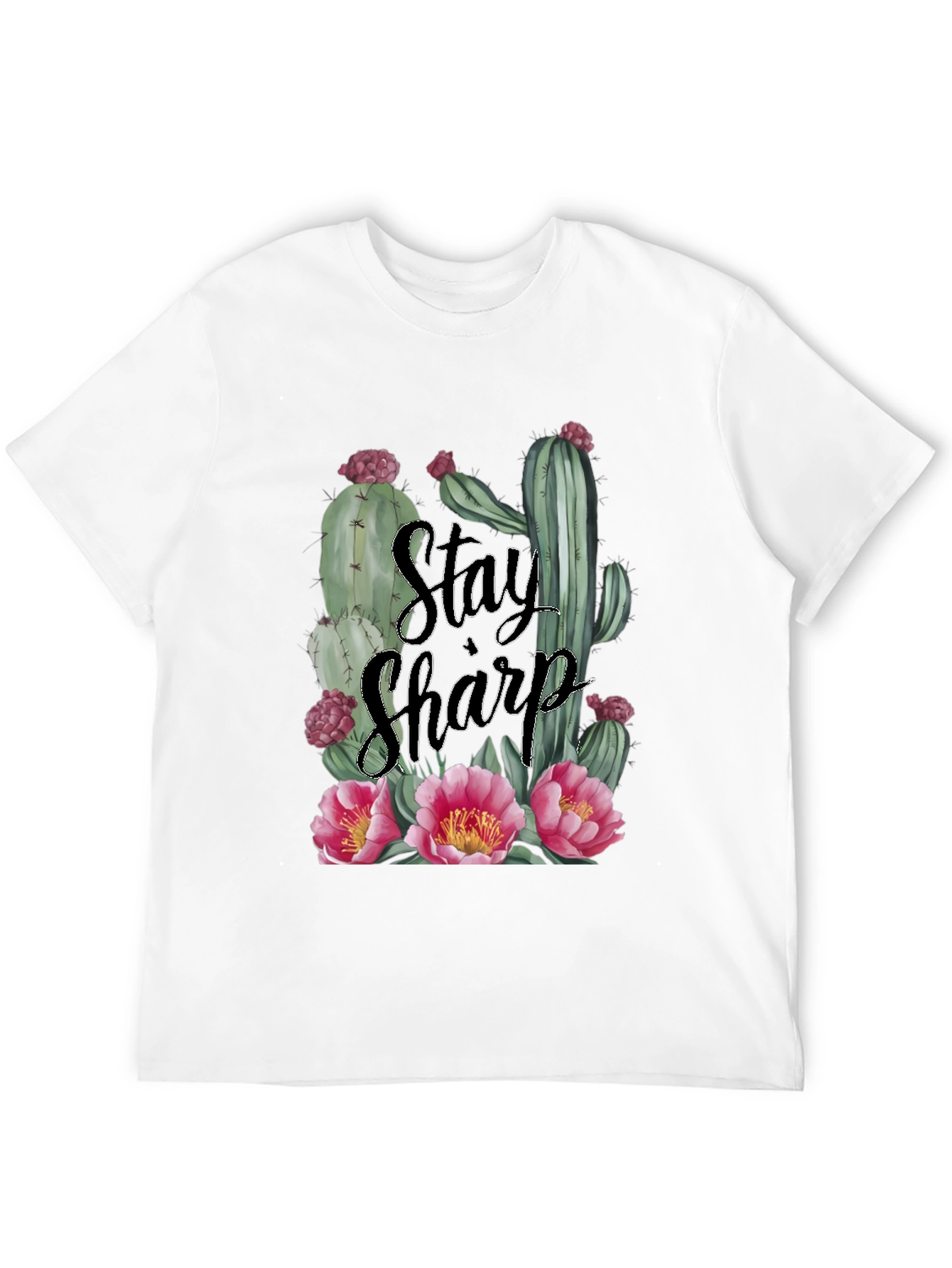 Stay Sharp Cactus Graphic Tee