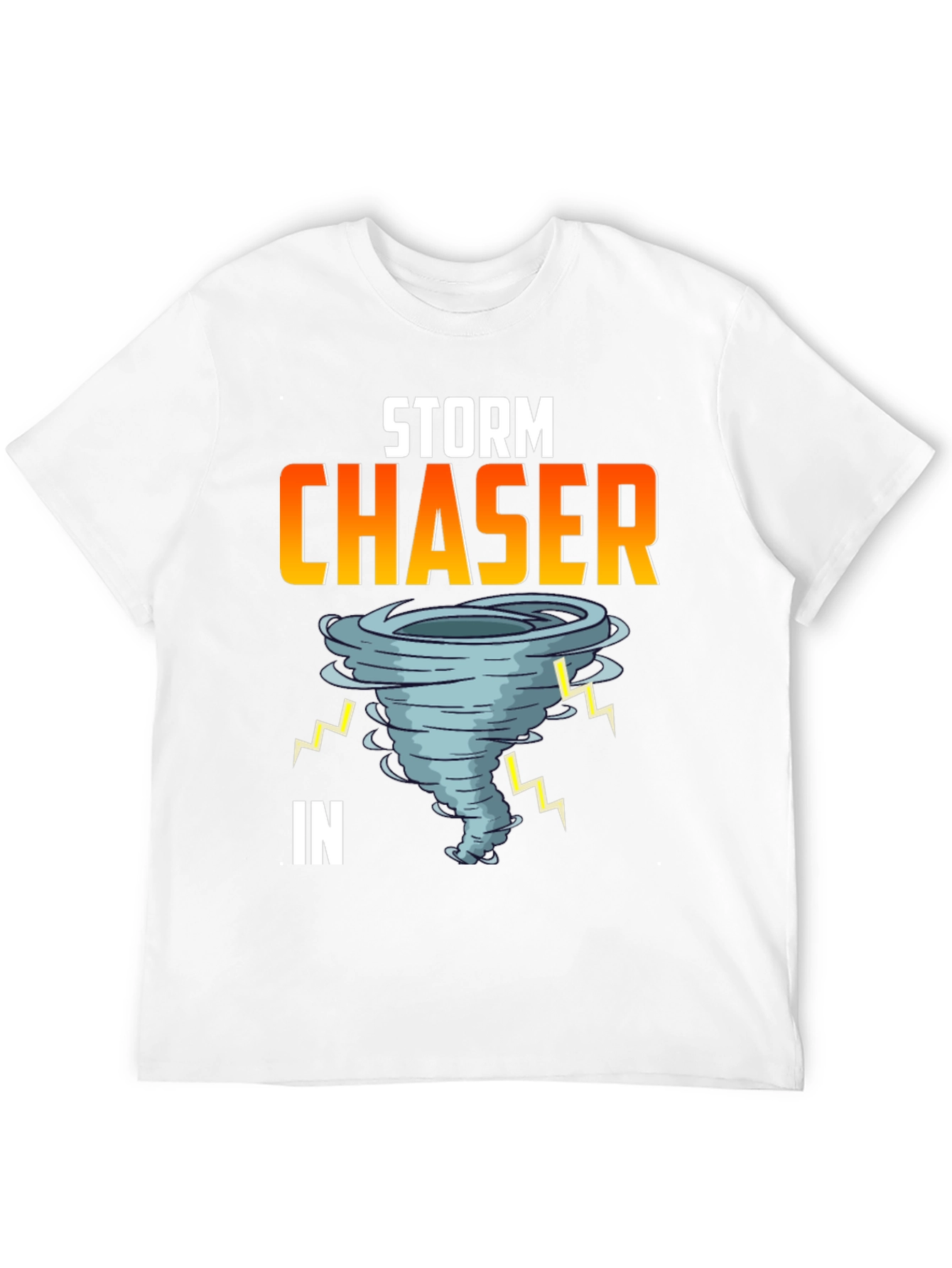 Storm Chaser Graphic Tee - Black Cotton T-Shirt