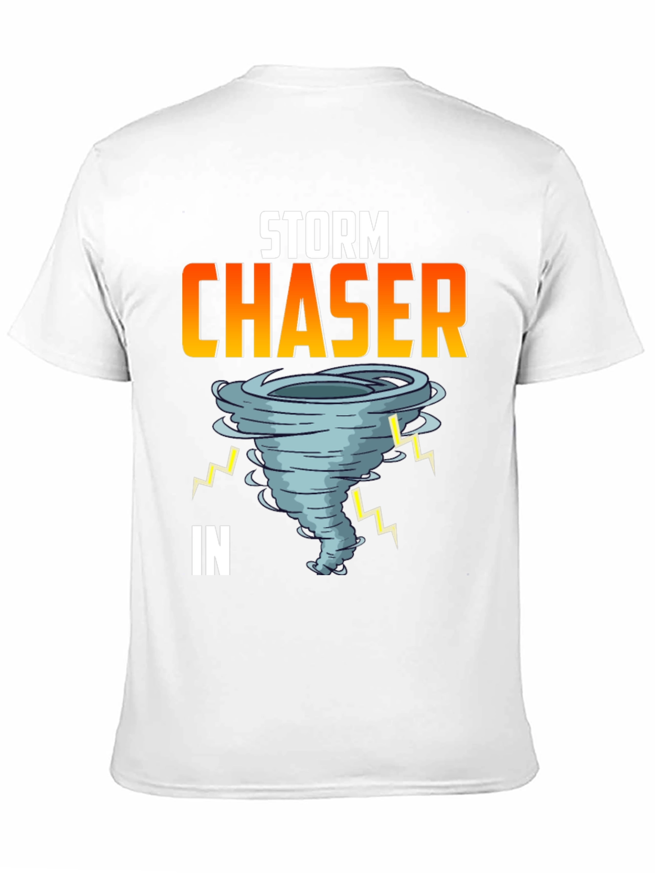Storm Chaser Graphic Tee - Black Cotton T-Shirt