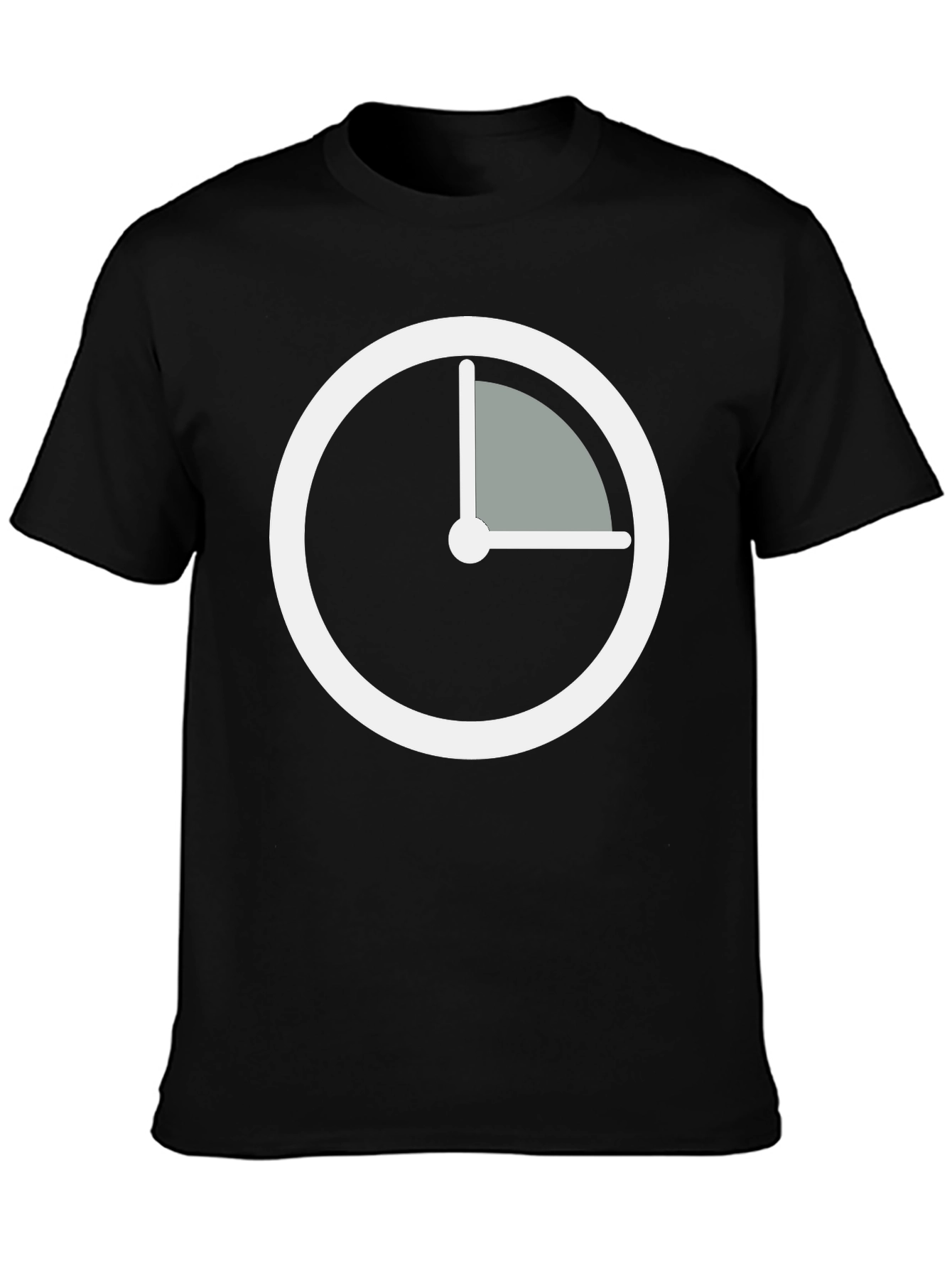 Modern Time Black T-Shirt