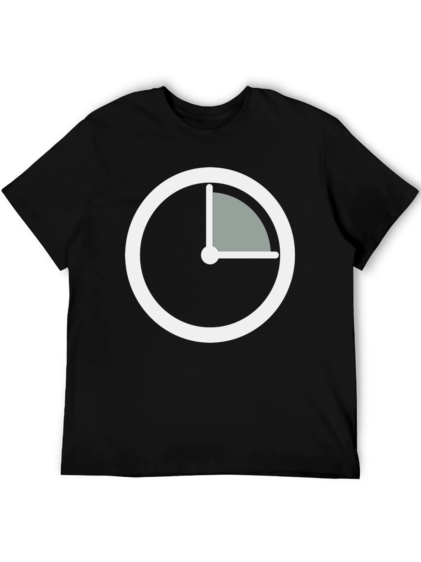 Modern Time Black T-Shirt