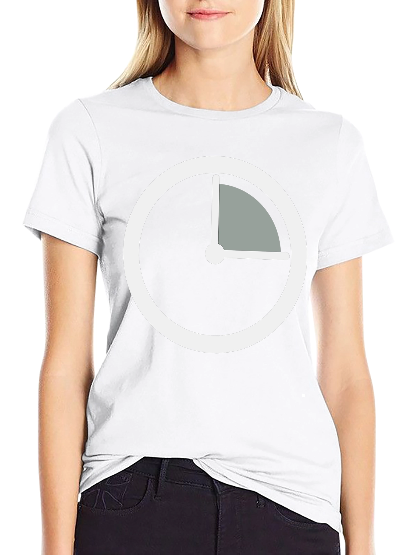 Modern Time Black T-Shirt