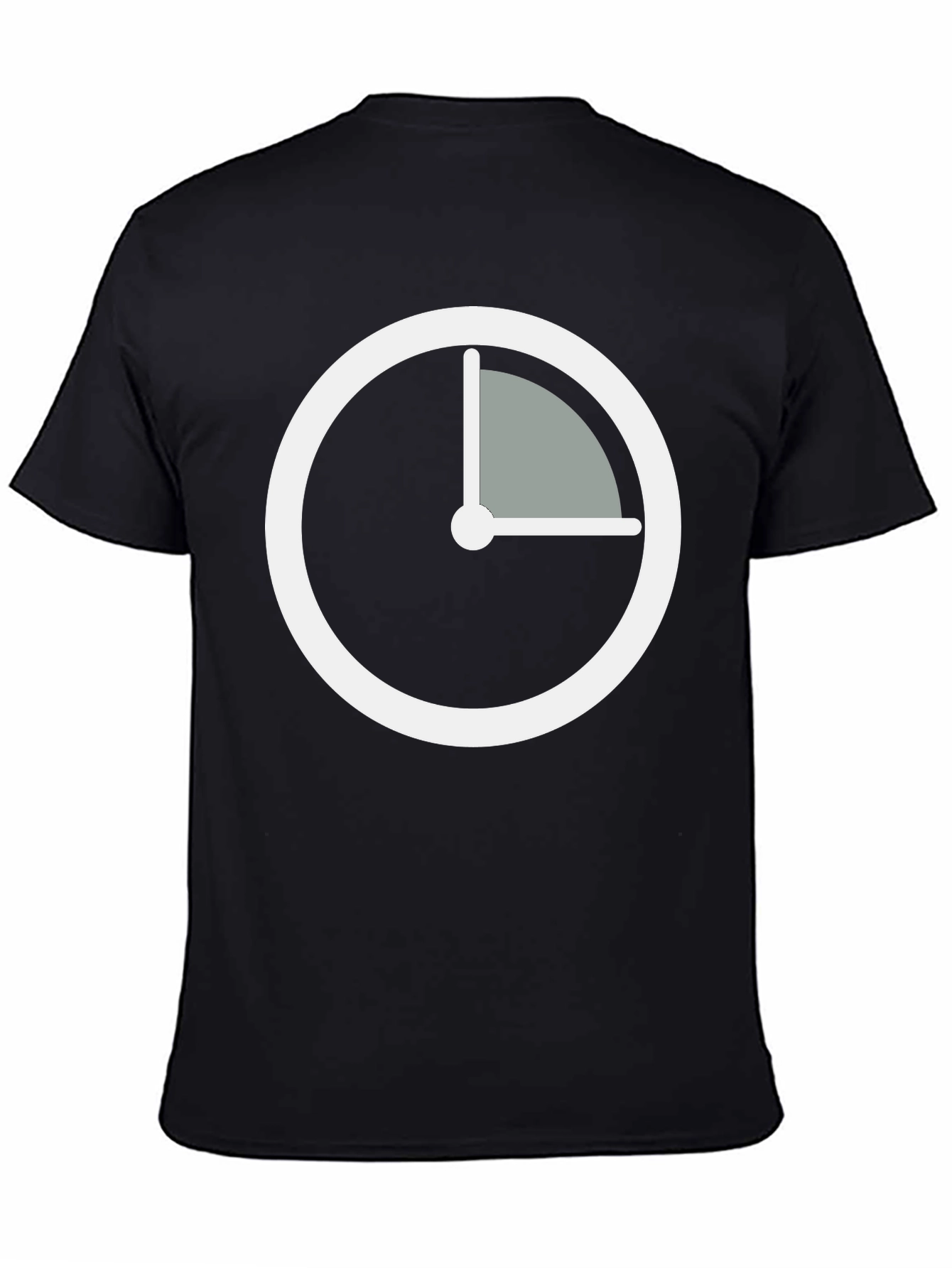 Modern Time Black T-Shirt