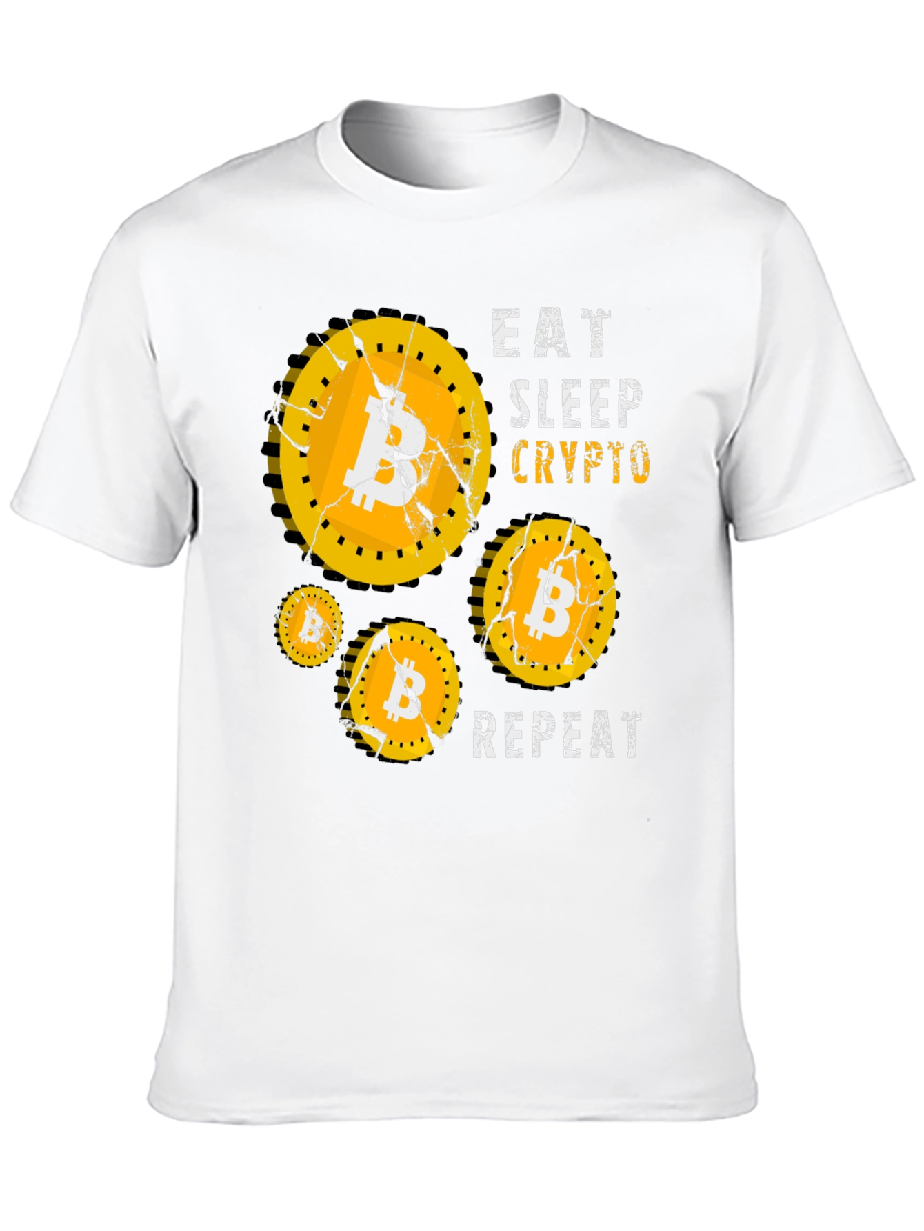 Eat Sleep Crypto Bitcoin T-Shirt